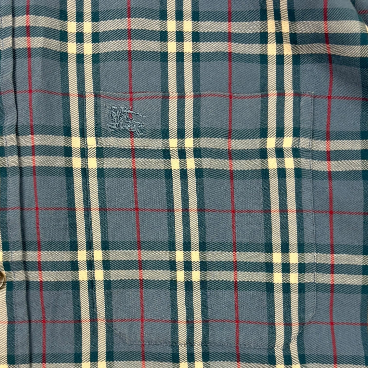 Burberry Nova Check Button-Up Blue