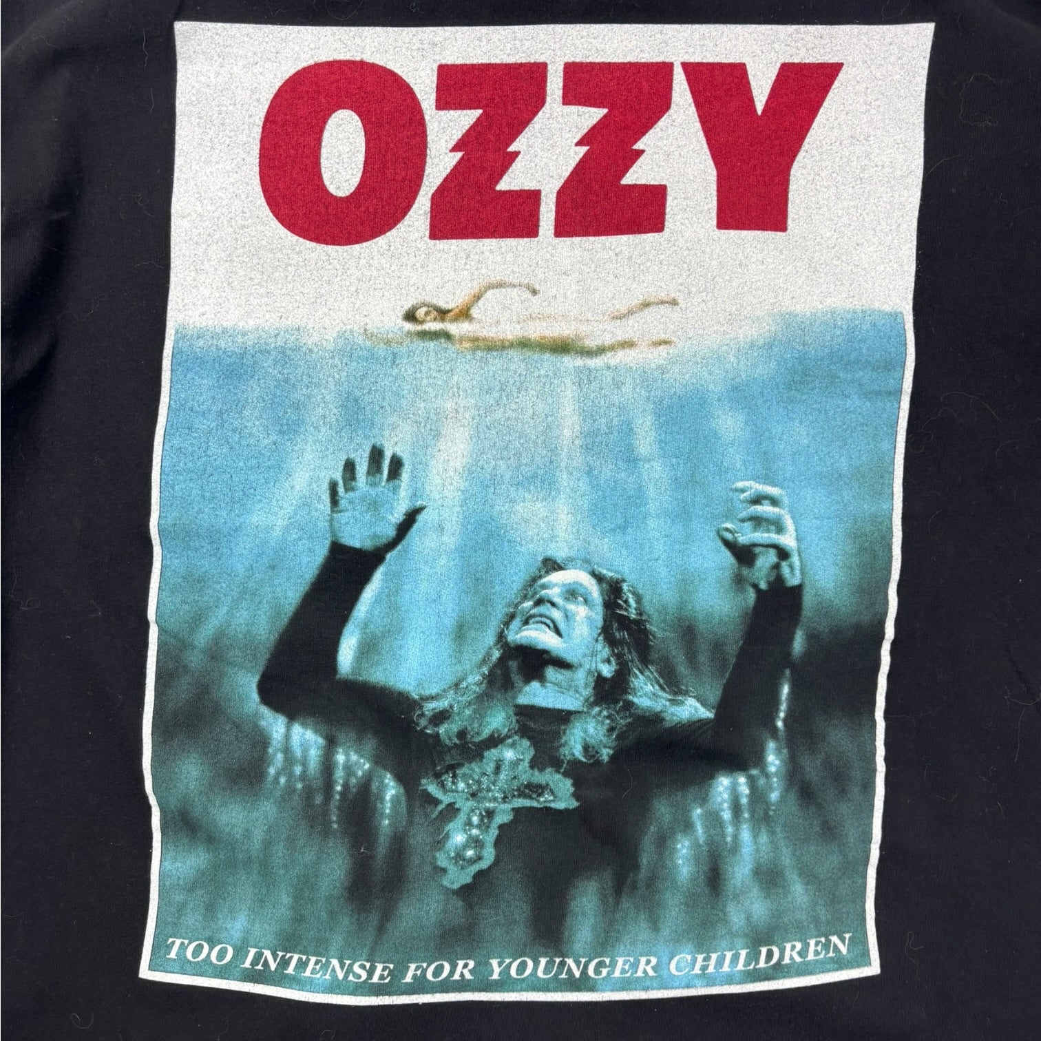 2003 Ozzy Osbourne Too Intense for Younger Children T-shirt