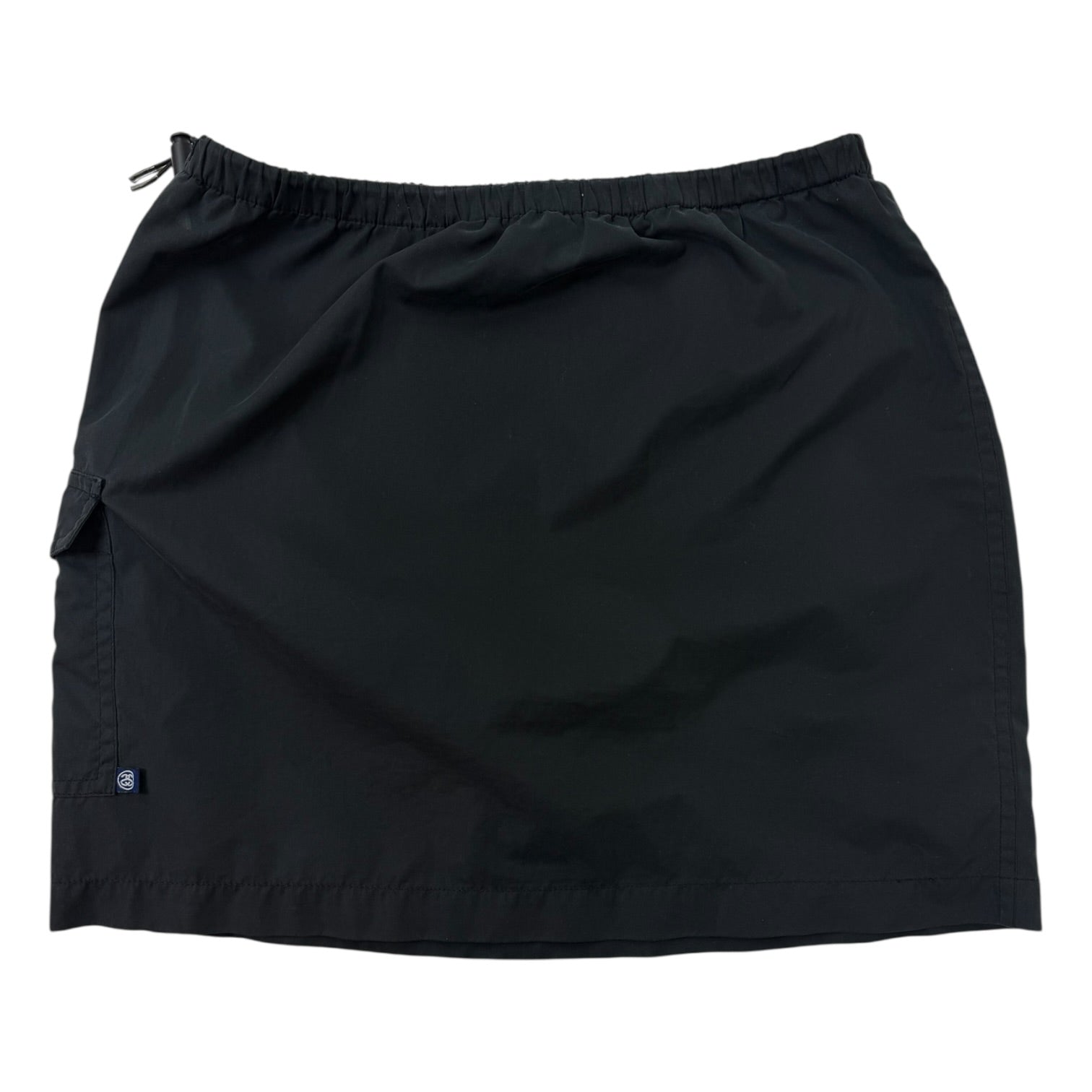 (W) Stussy Nylon Cargo Mini Skirt Black