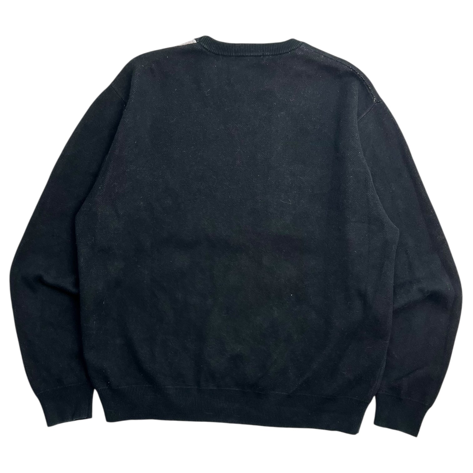 Supreme Scarface Black White Split Knit Sweater