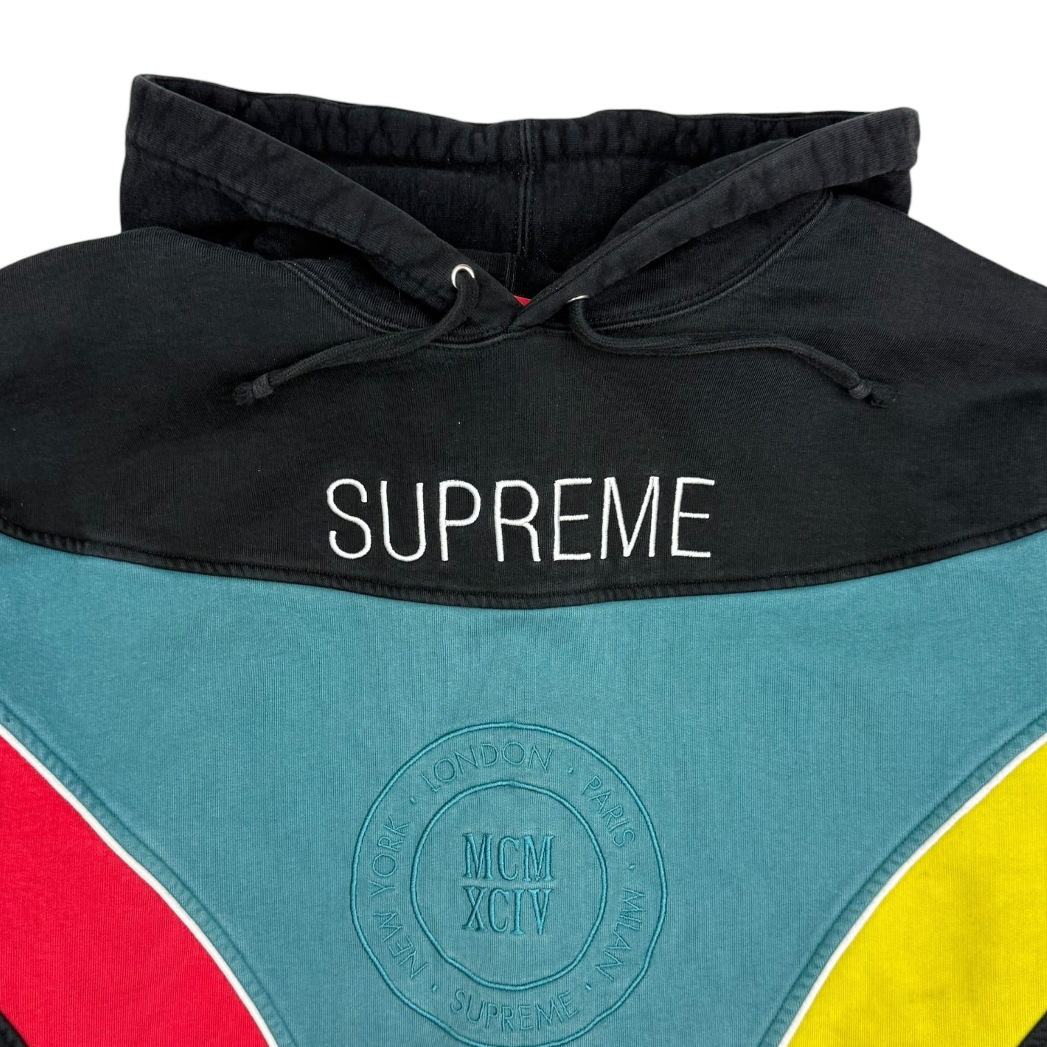 Supreme Milan Hoodie Black/Multicolour