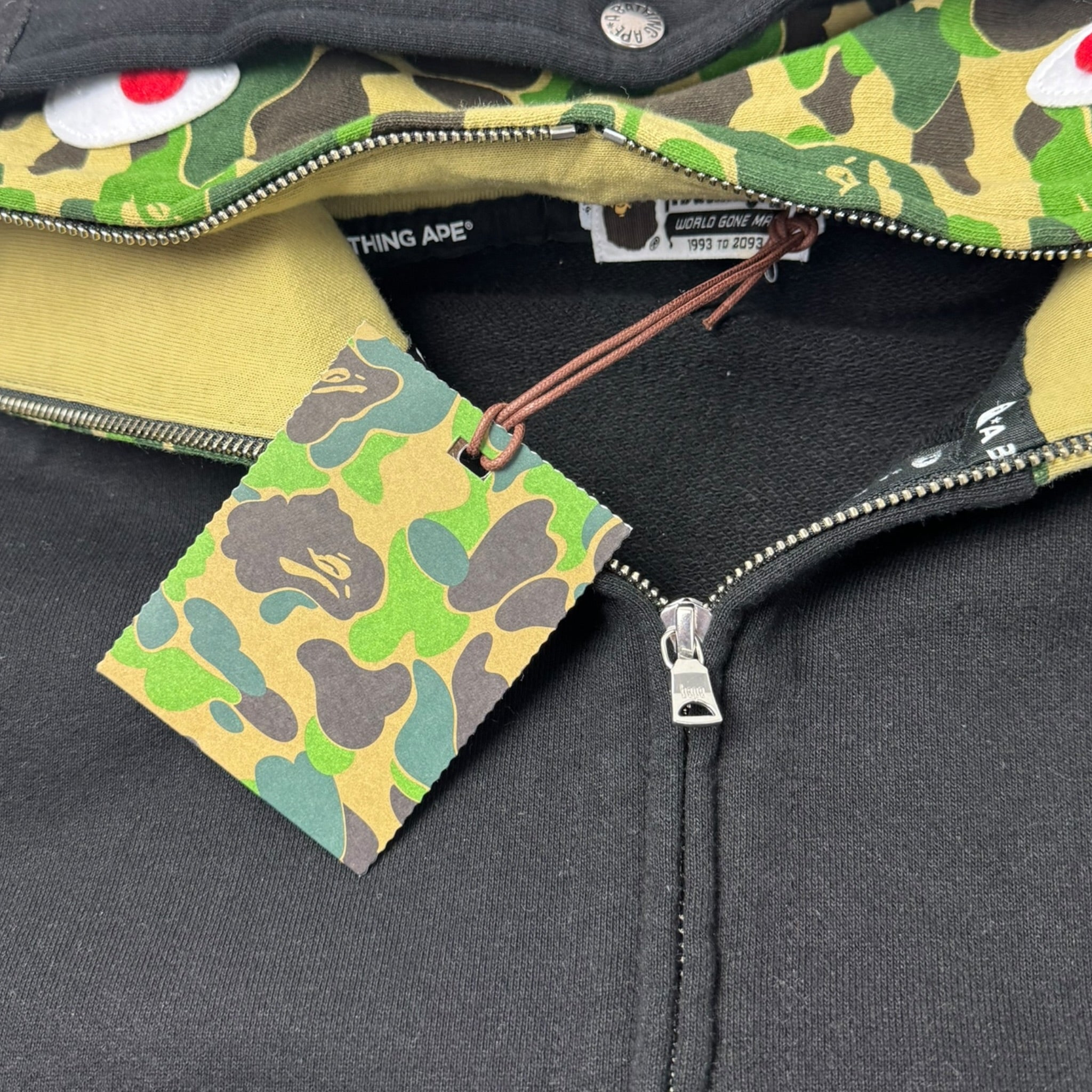 BAPE ABC Camo Shark Full Zip Double Hoodie