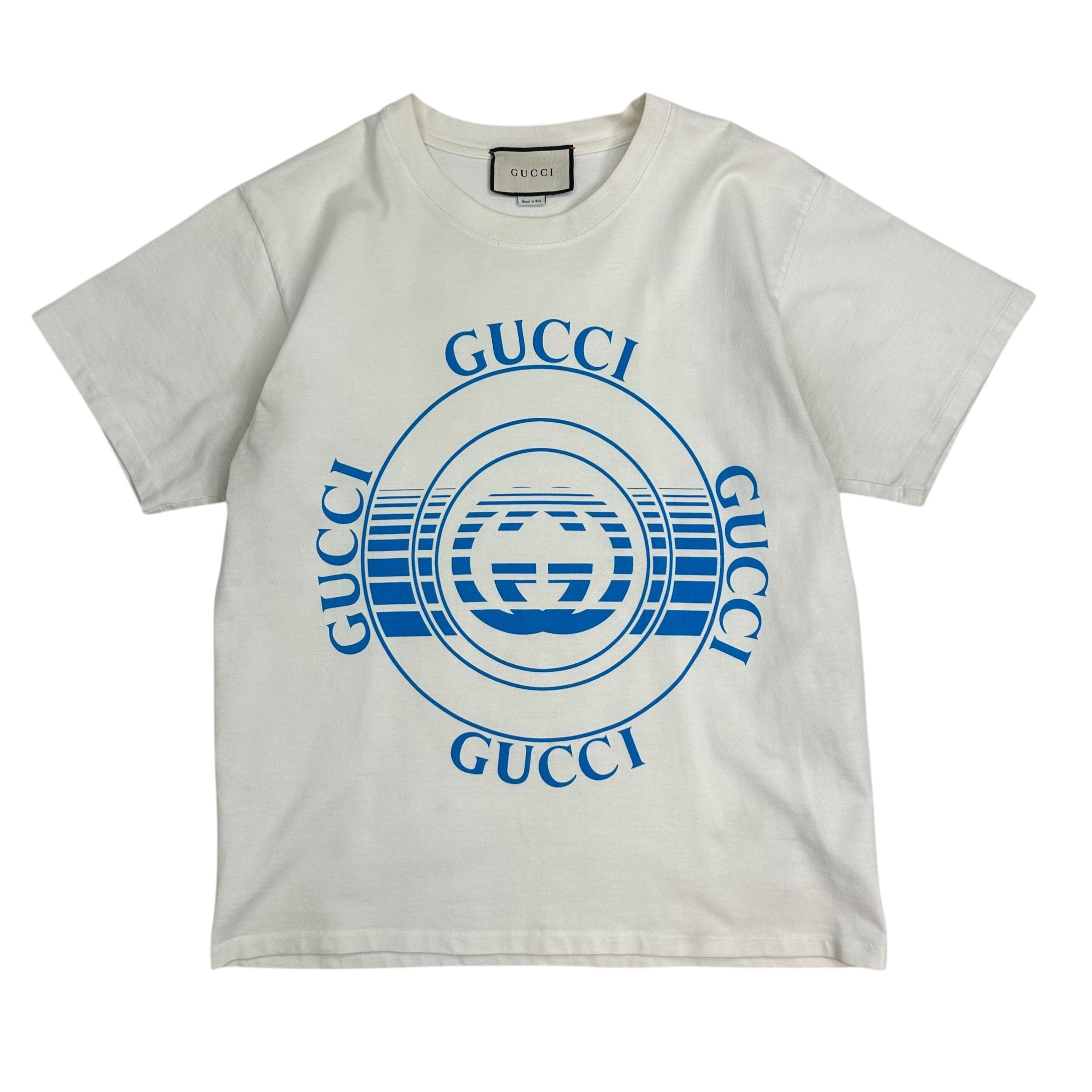 Gucci Disc Print T-Shirt White