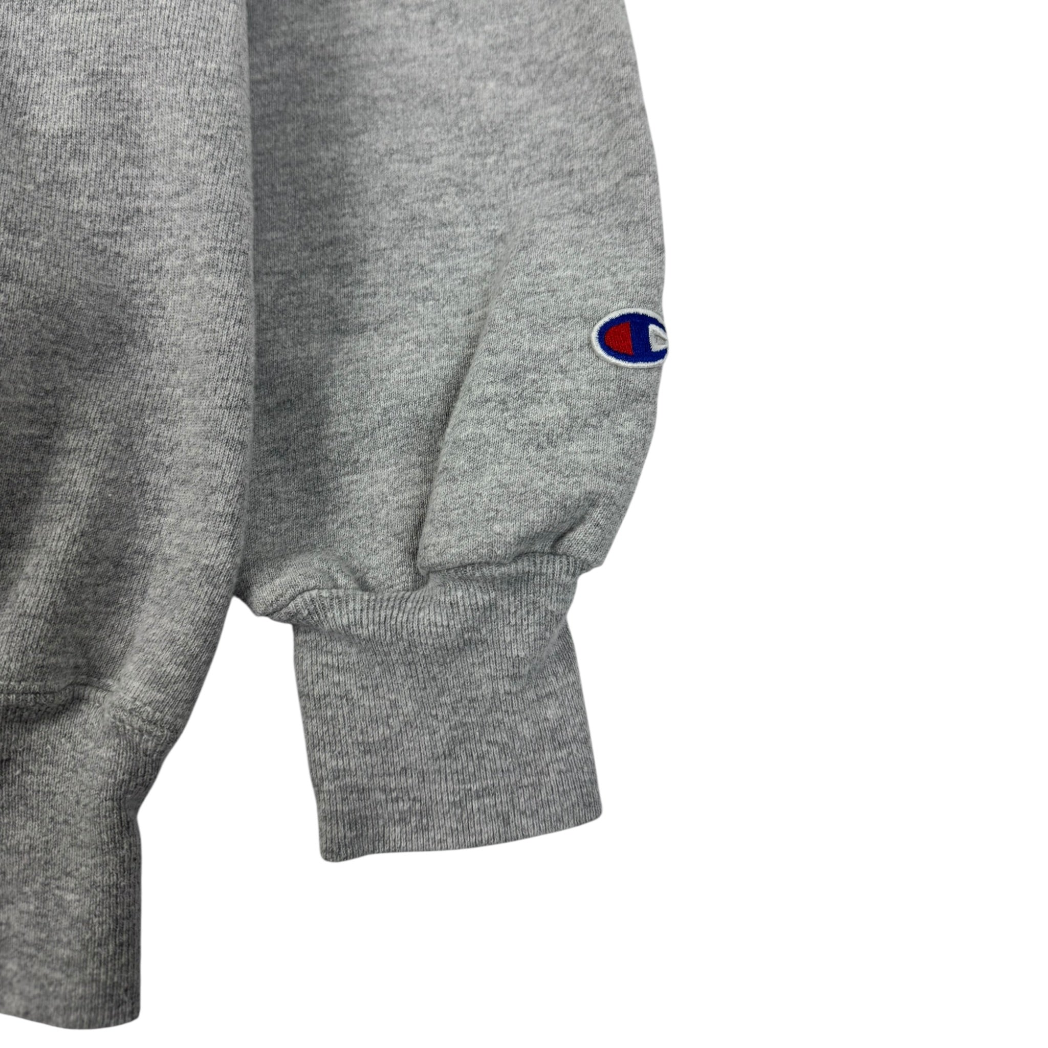Vintage Champion Spellout Crewneck Gray