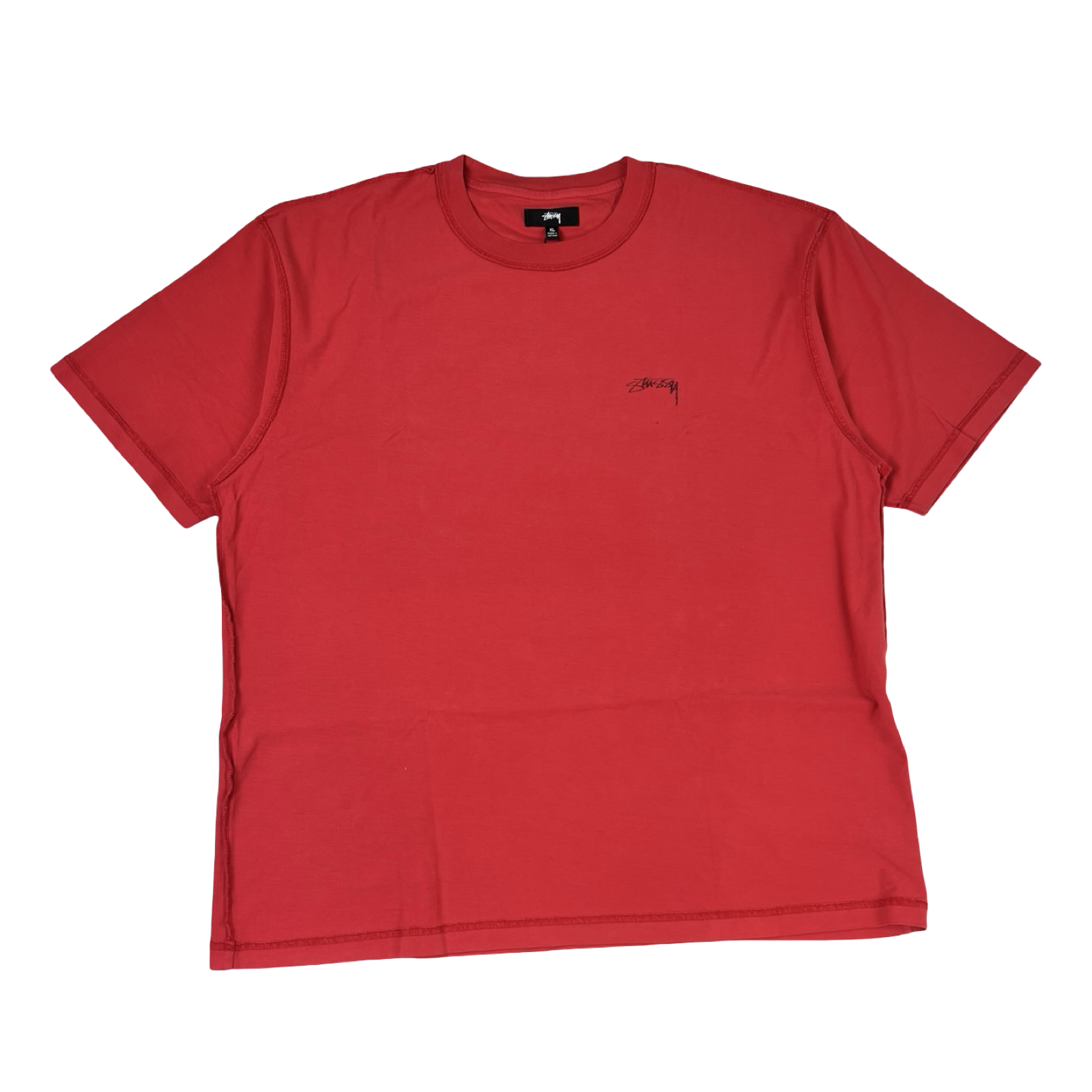 Stussy Lazy SS T-Shirt Washed Red