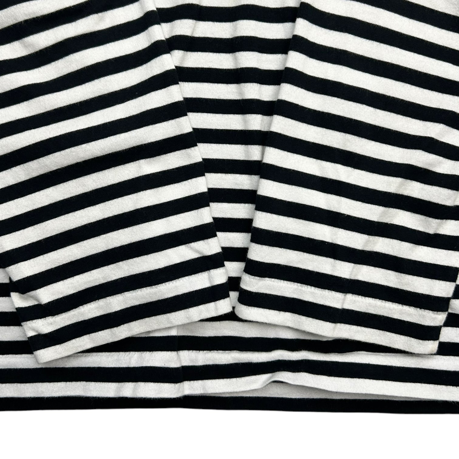 Comme De Garcons Heart Stripe Long Sleeve T-Shirt