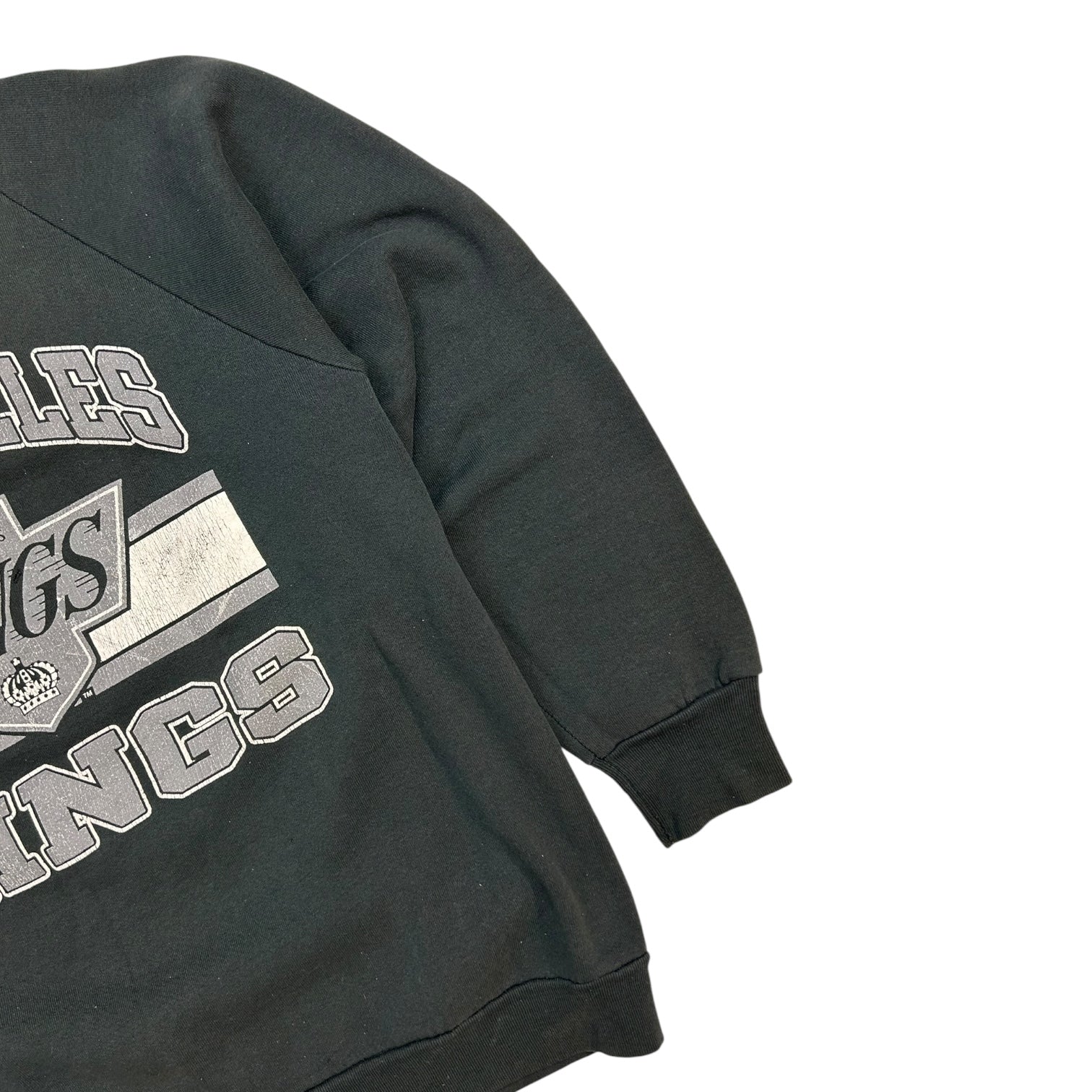 Vintage 1988 Los Angeles Kings Wayne Gretzky Crewneck Black