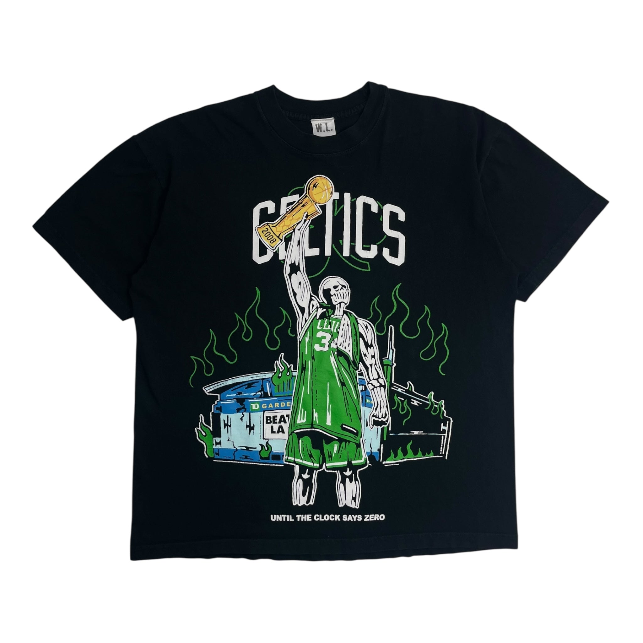 Warren Lotas Boston Celtics ‘Until The Clock Says Zero’ T-Shirt Black