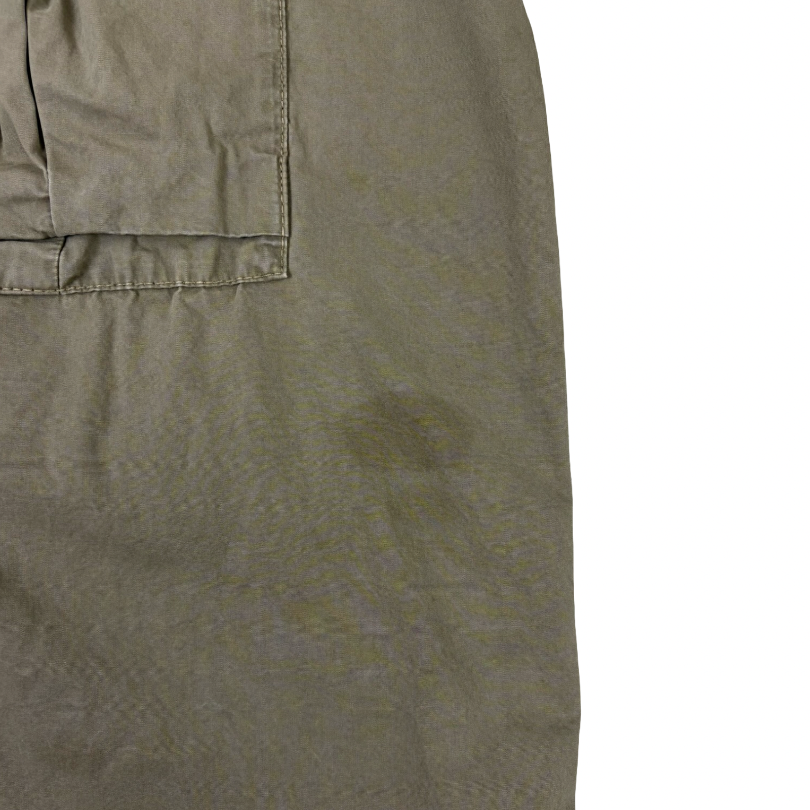 Stone Island Pocket Washed Zipper Jacket Olive
