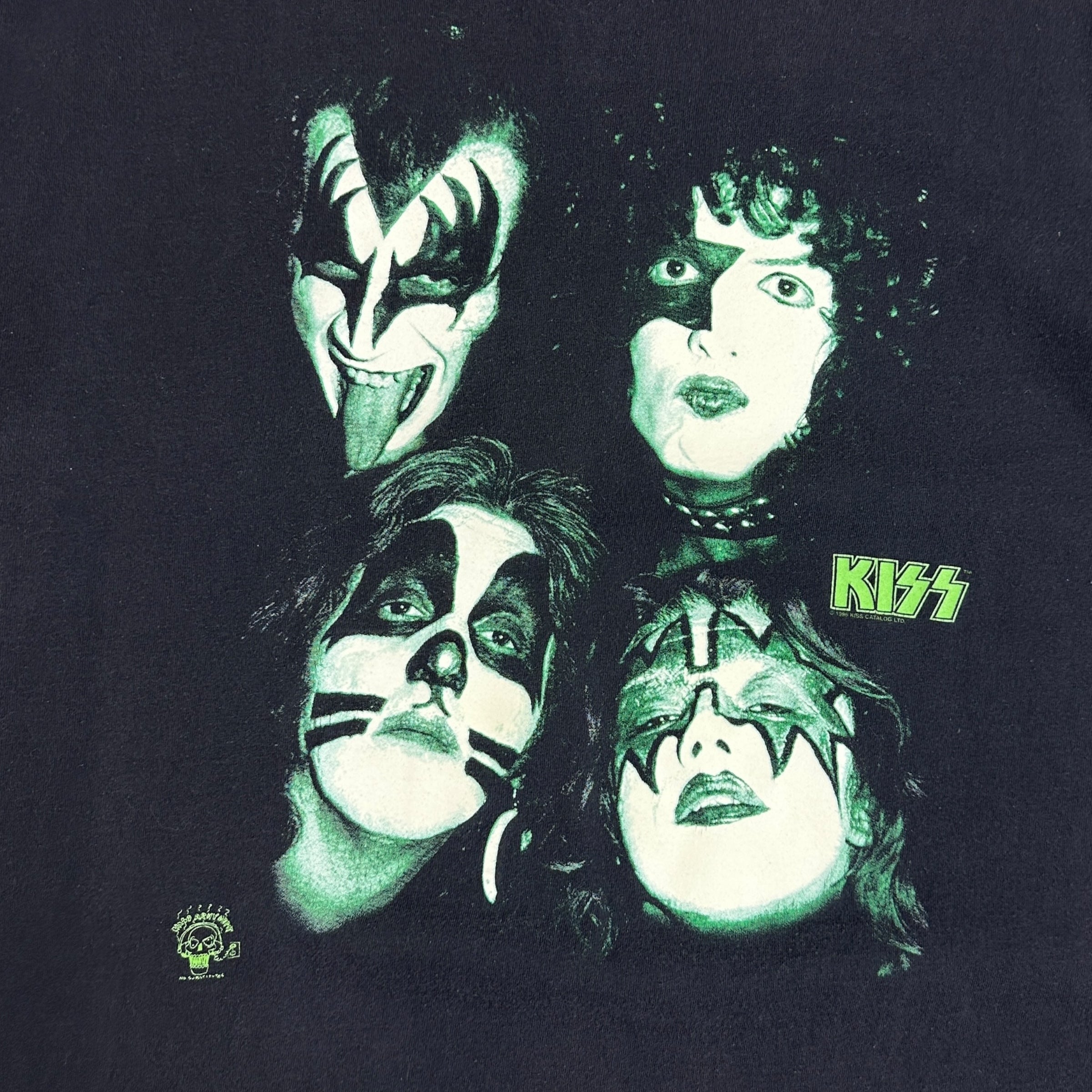 1996 Kiss Glow in the Dark Tour Tee Black