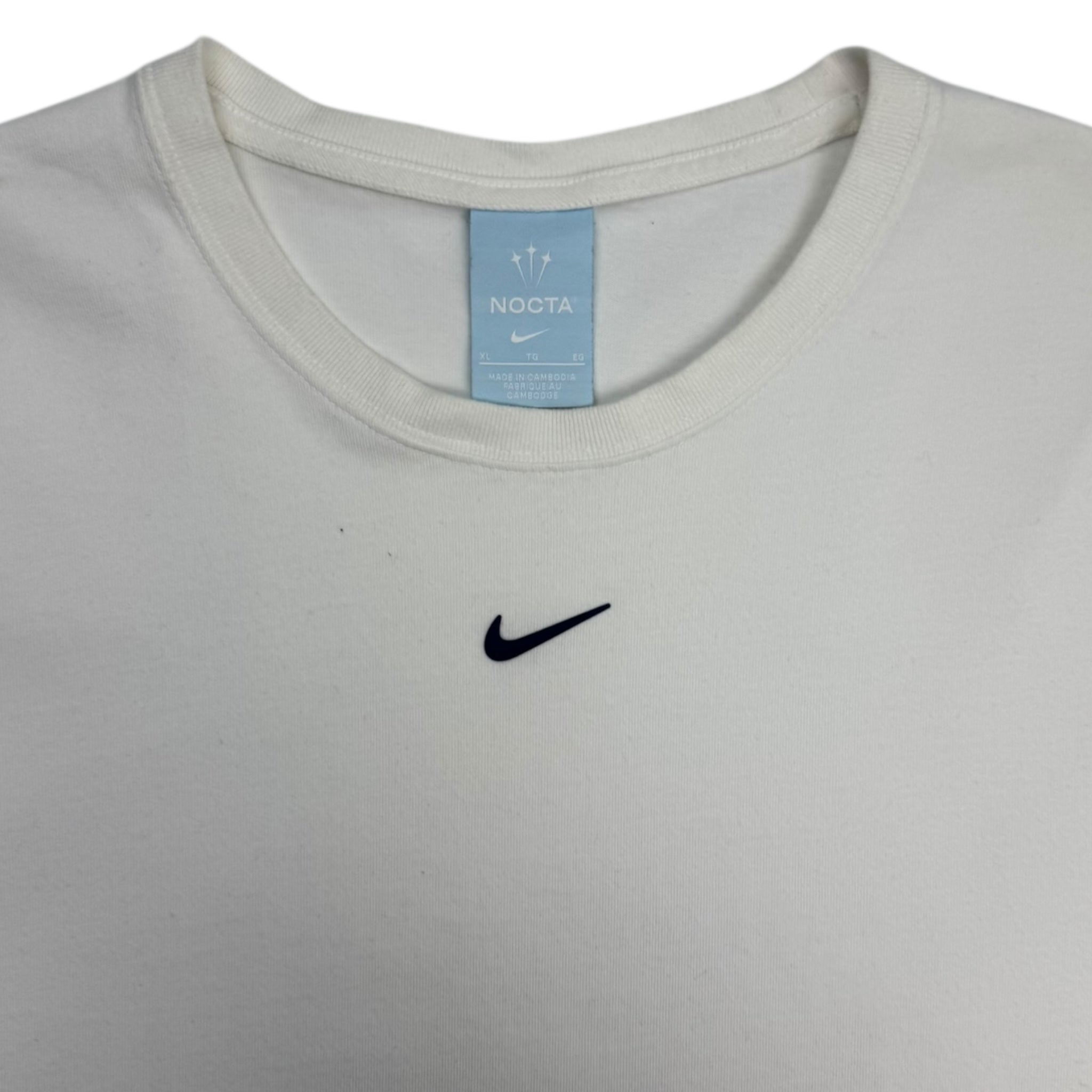 Nike NOCTA Center Swoosh Tee White