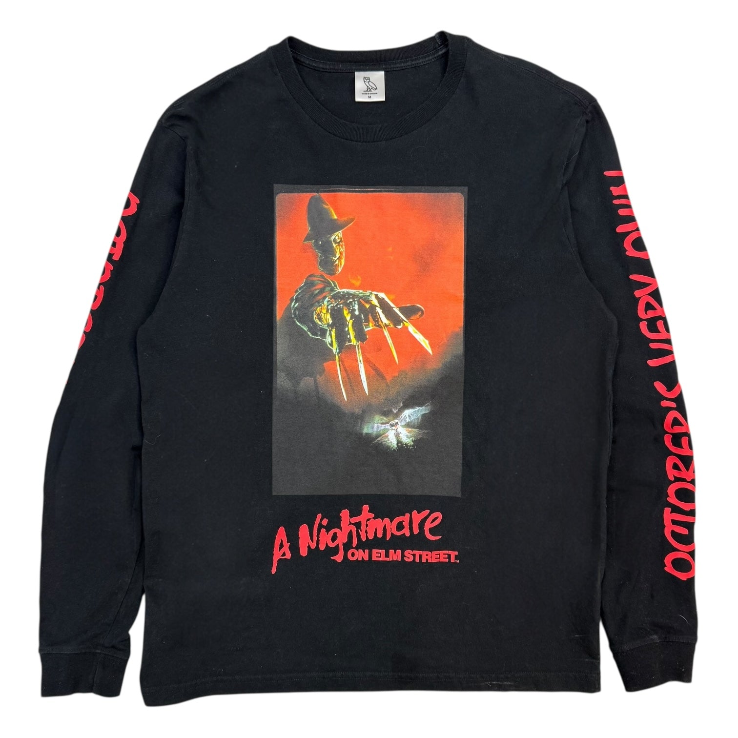 Octobers Very Own Nightmare On Elm Street L/S Tee Black