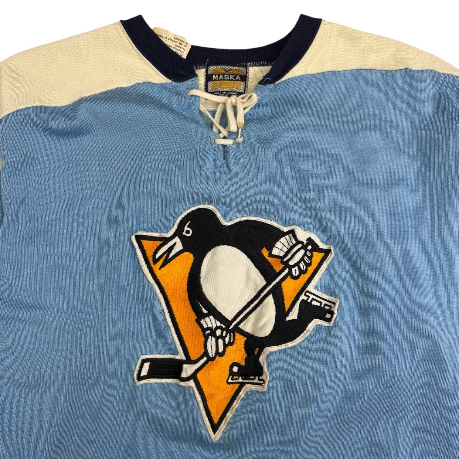 Vintage Maska Pittsburgh Penguins Alternate Hockey Jersey