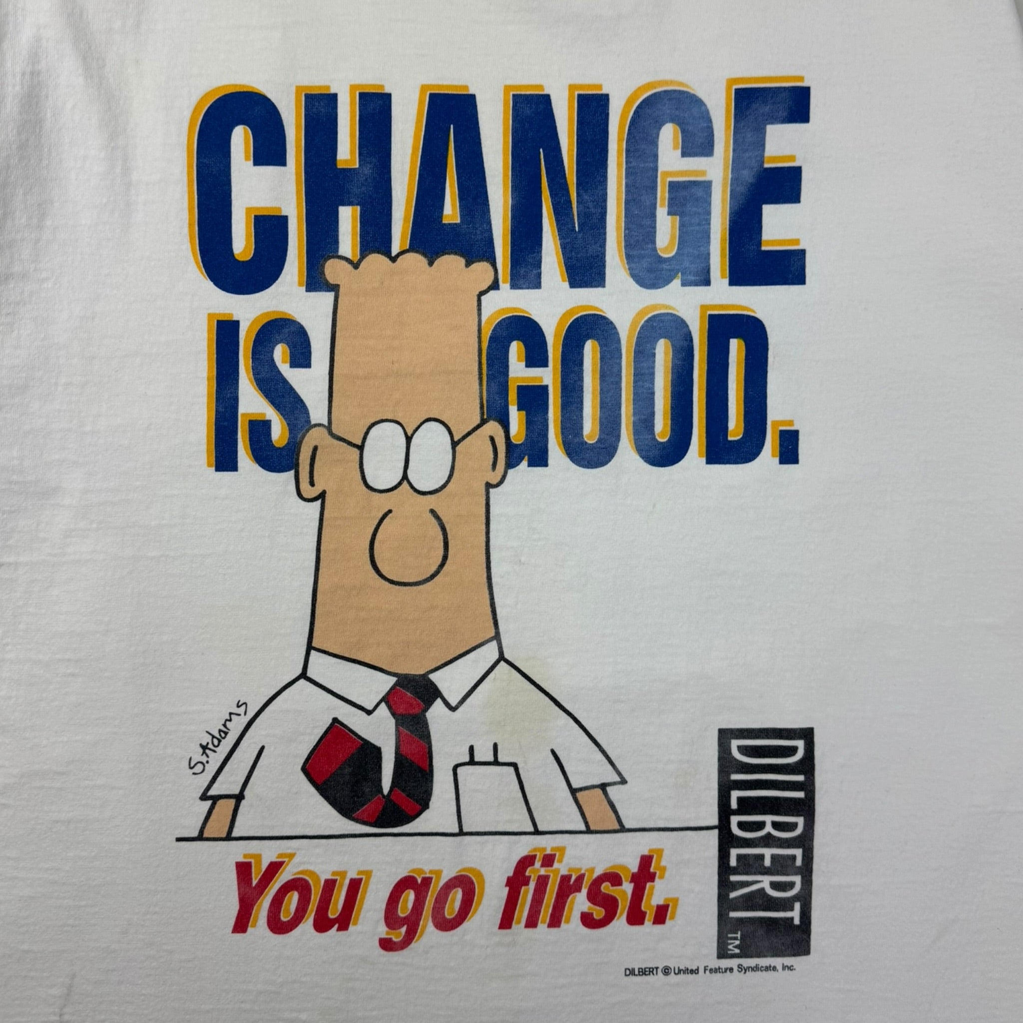Vintage Dilbert “Change Is Good…You Go First” T-Shirt