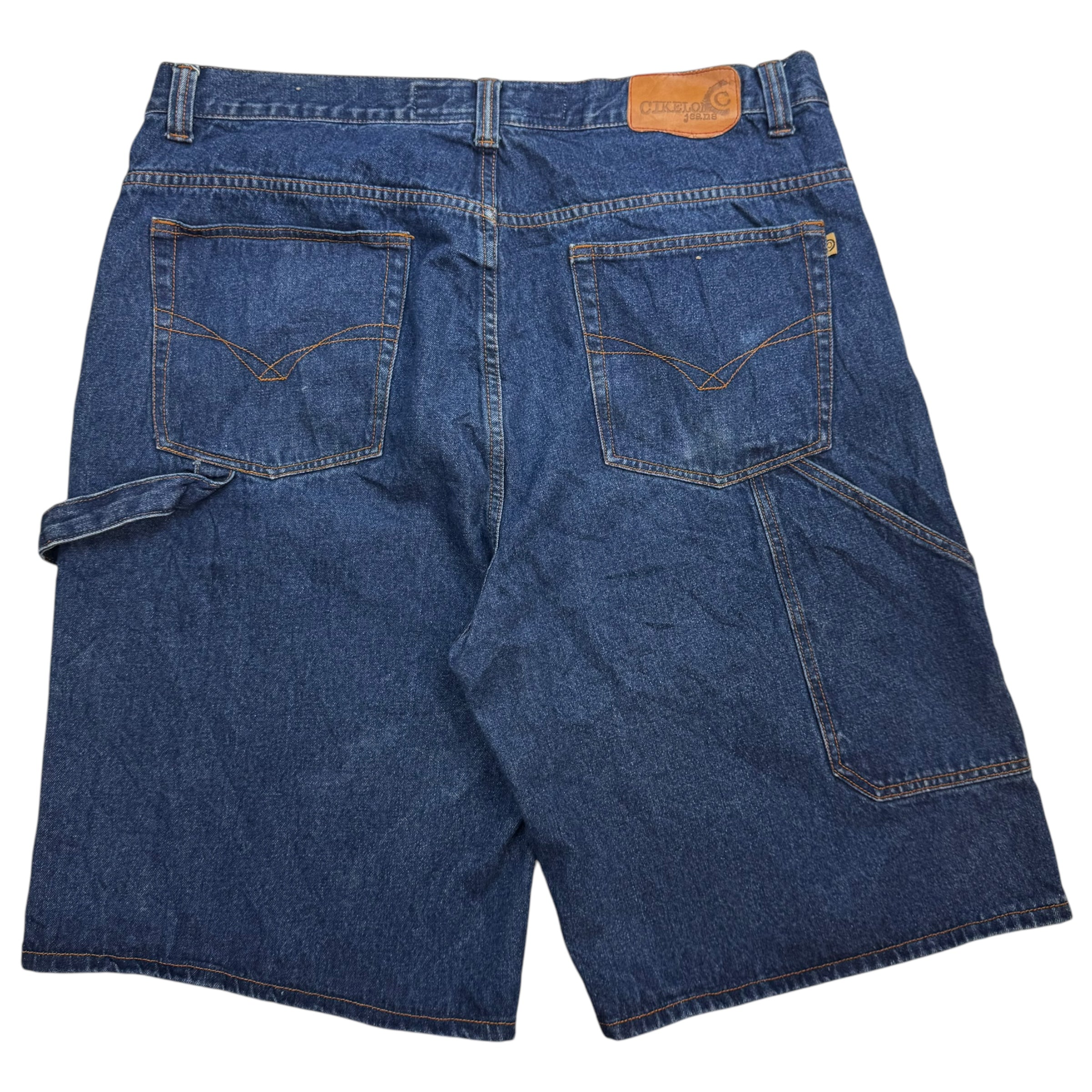 Vintage Cikelon Jeans Denim Shorts Indigo Blue