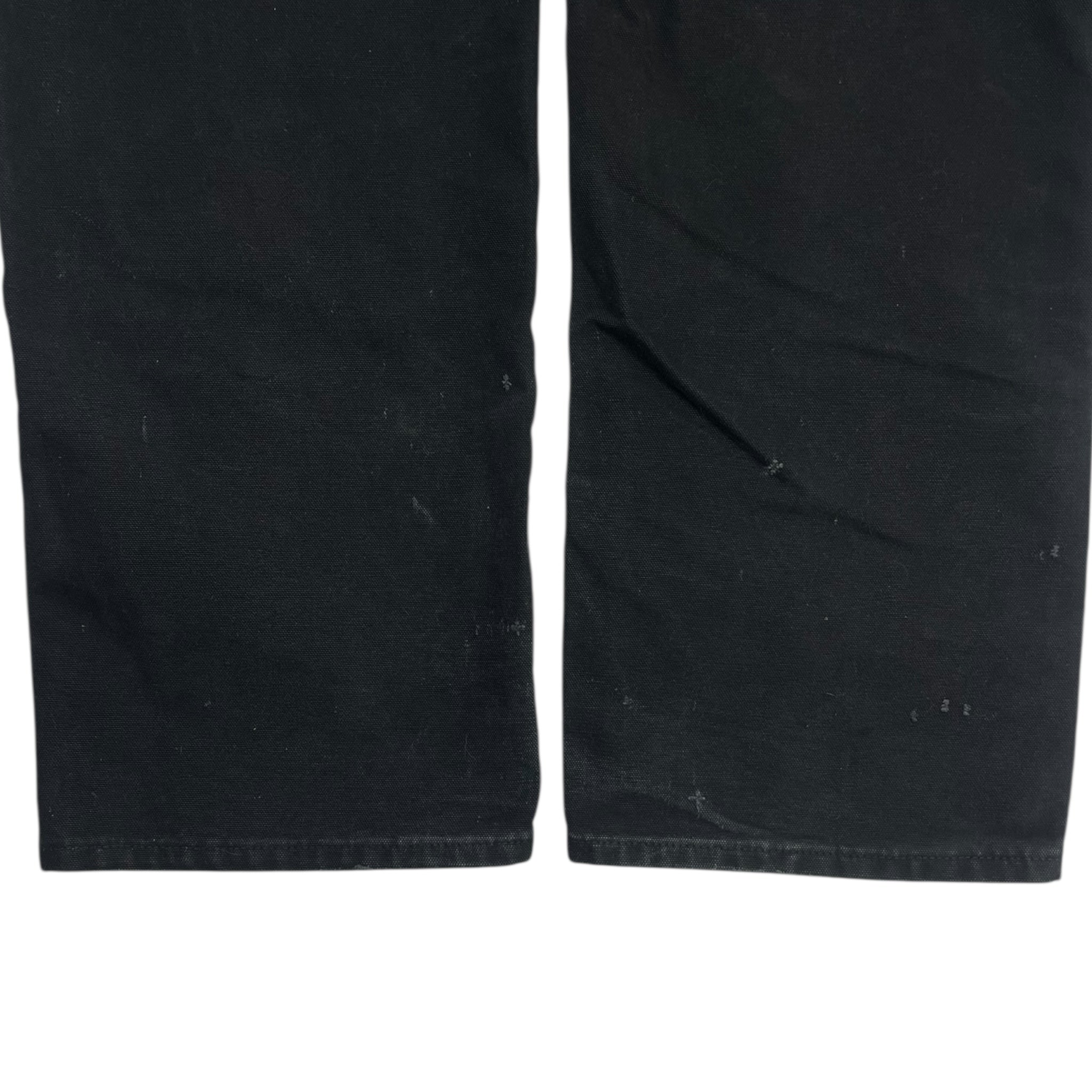Vintage Carhartt Double Knee Bottoms Washed Black