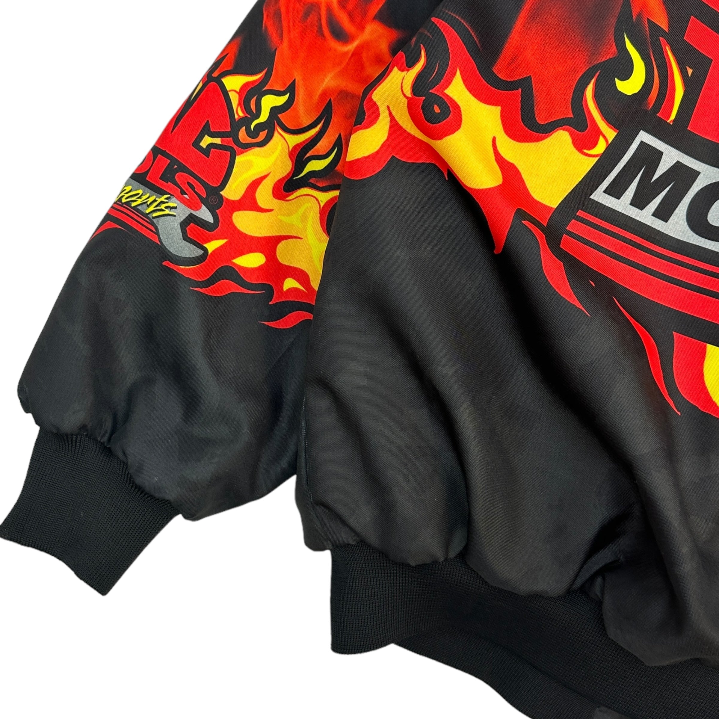 Vintage Mac Tools Flames Puffer Jacket