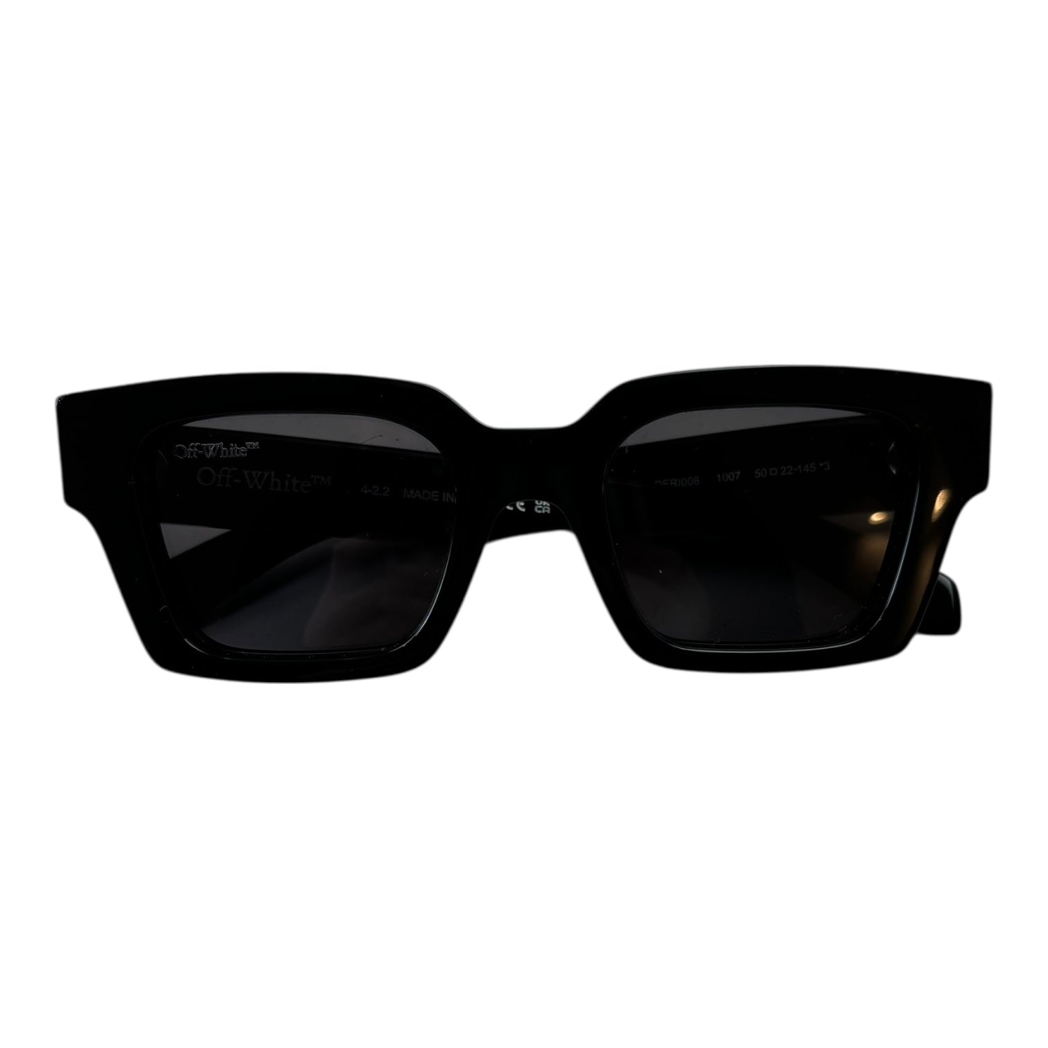 Off-White Virgil Rectangular Sunglasses Black