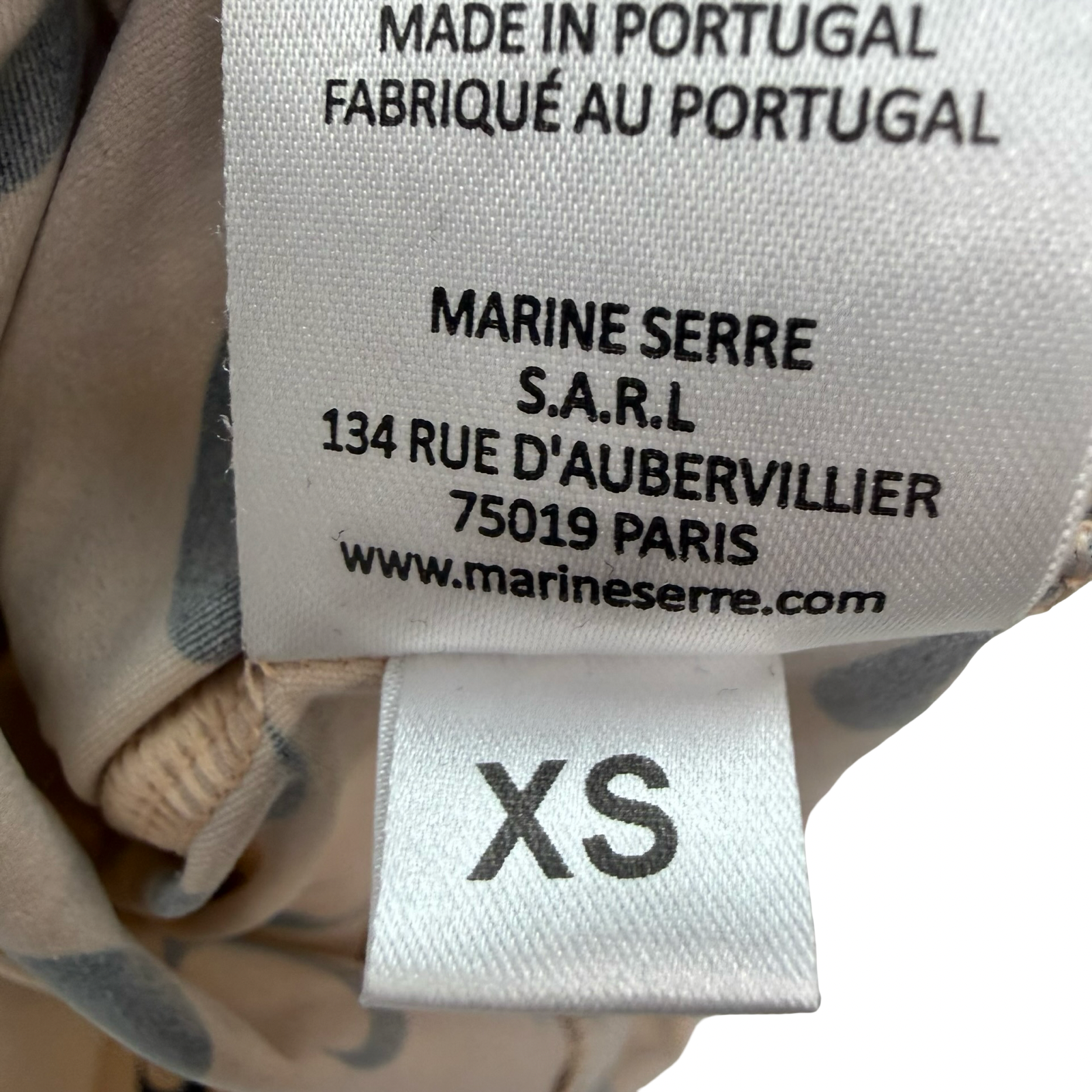 (W) Marine Serre Moon Jersey Tan