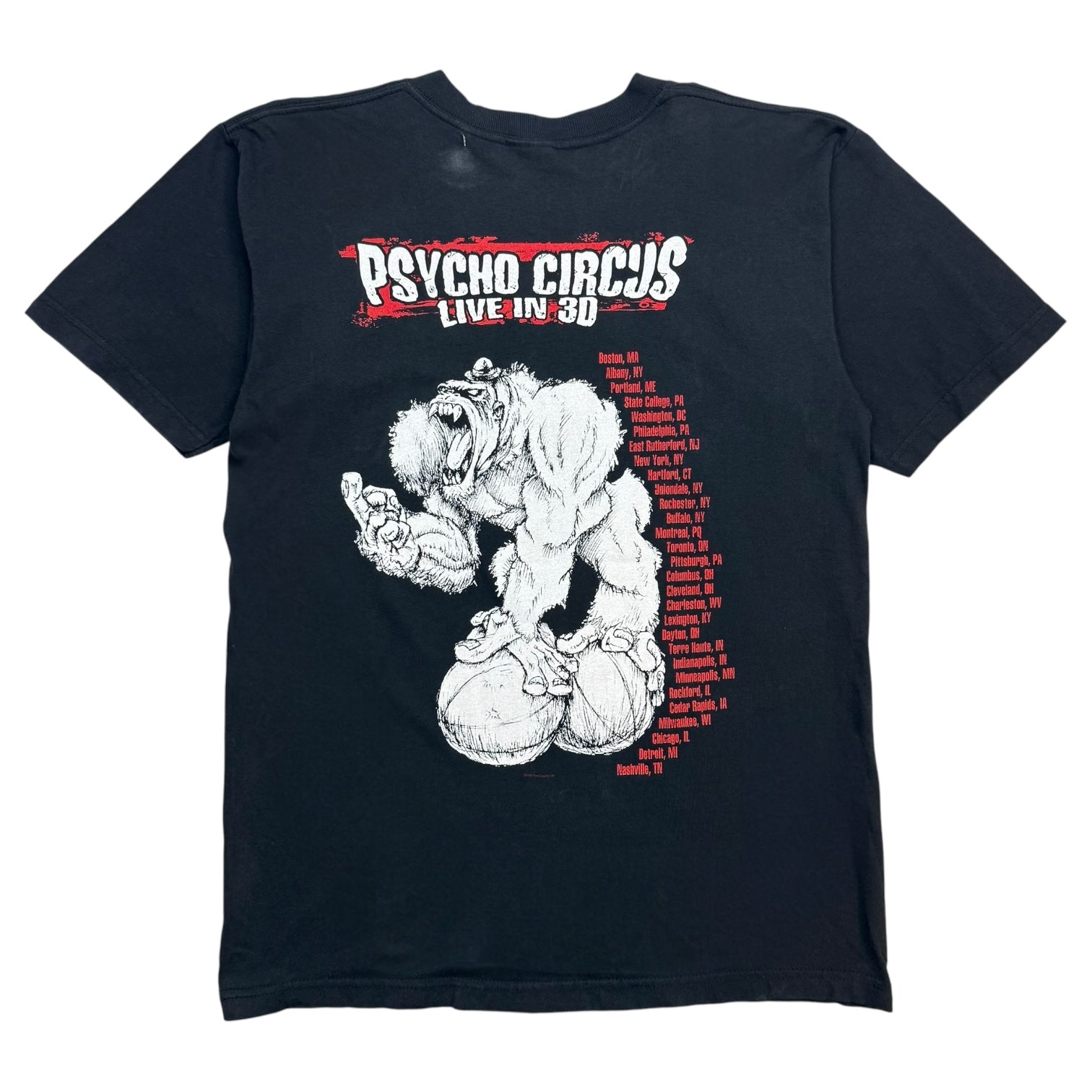 1998 Kiss Psycho Circus Tee Black