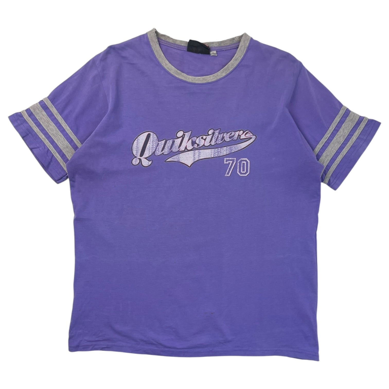 Vintage Y2K Quiksilver Ringer T-Shirt Violet