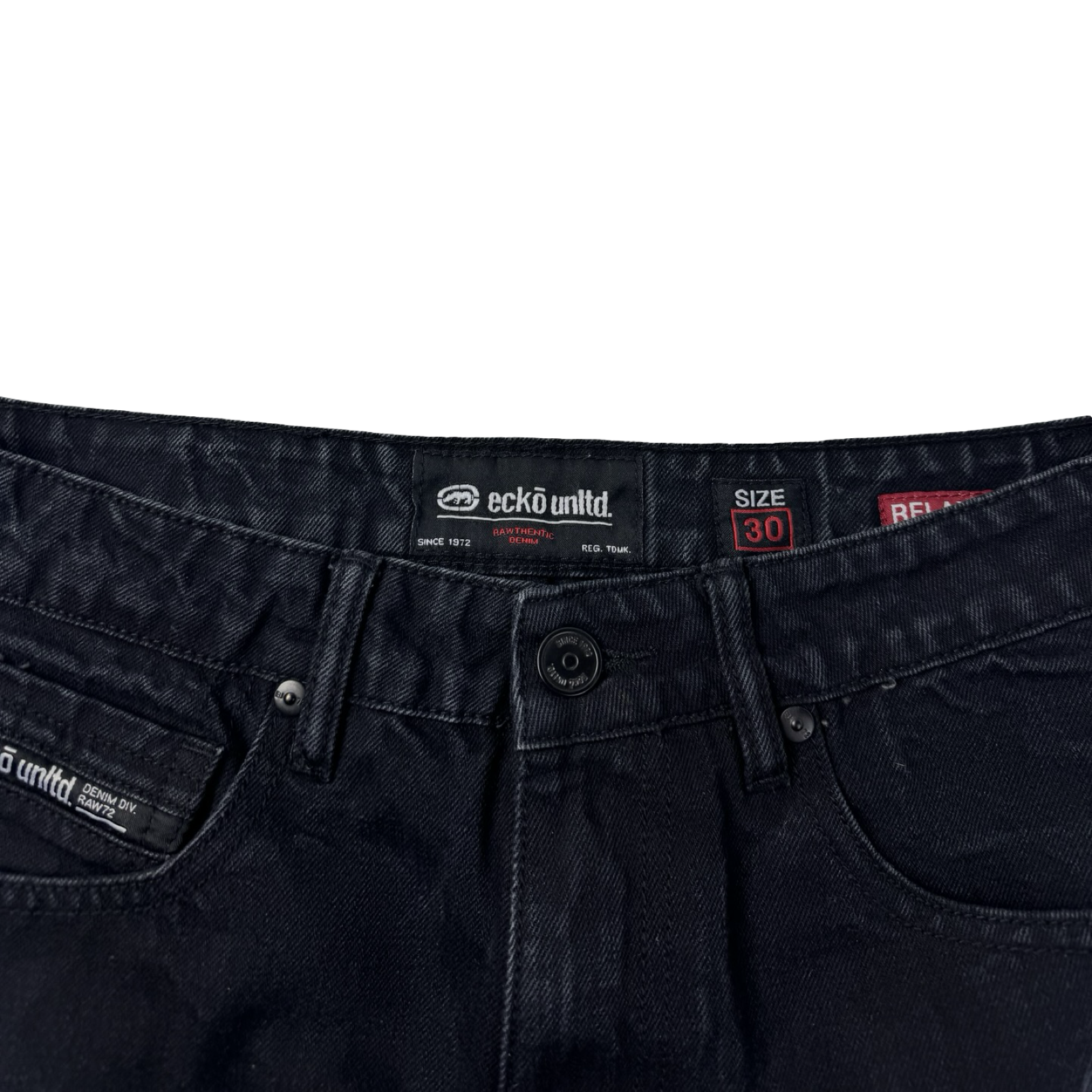 Vintage Y2K Ecko Unltd. Denim Short Bottoms Black