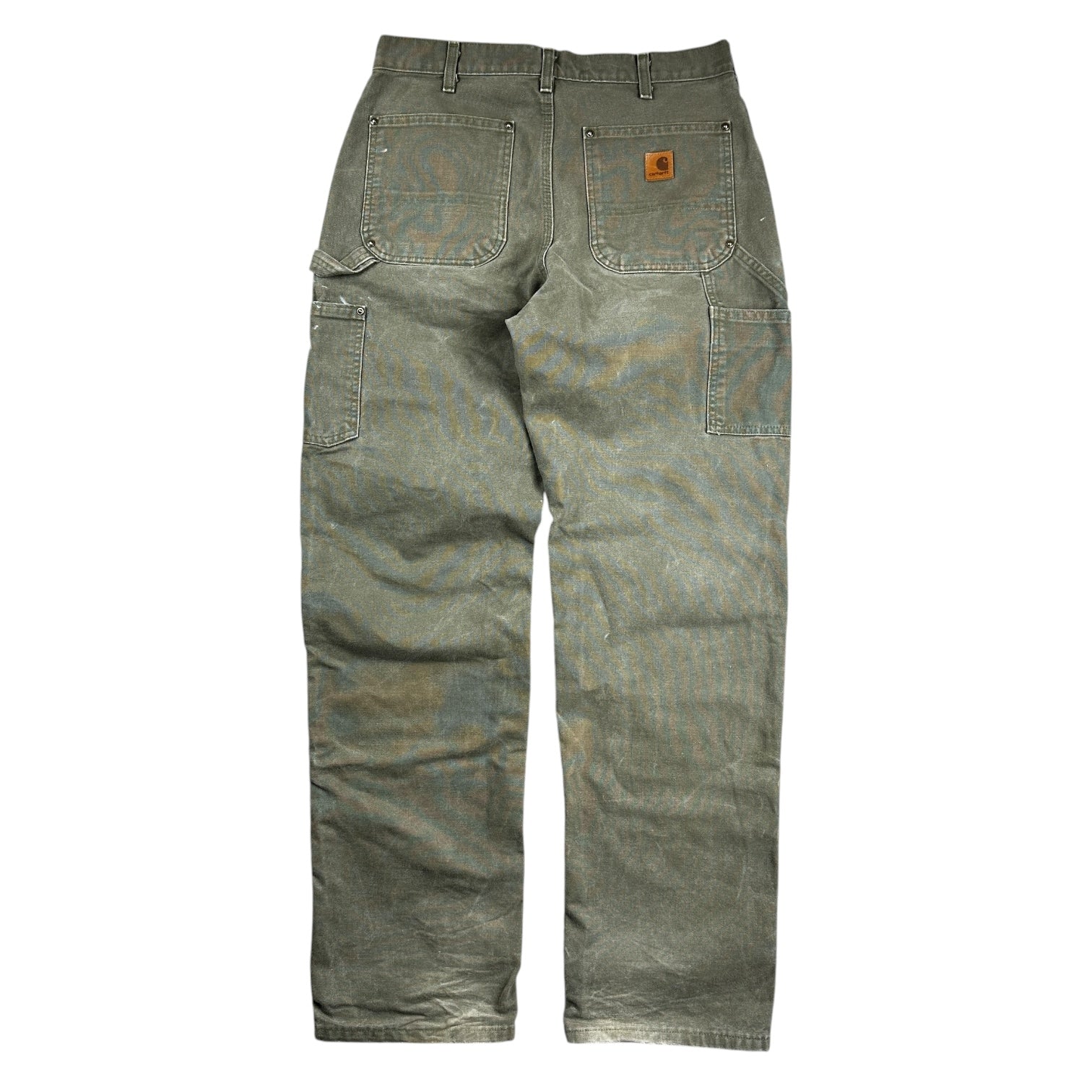 Vintage Carhartt Double Knee Cargos Olive Green