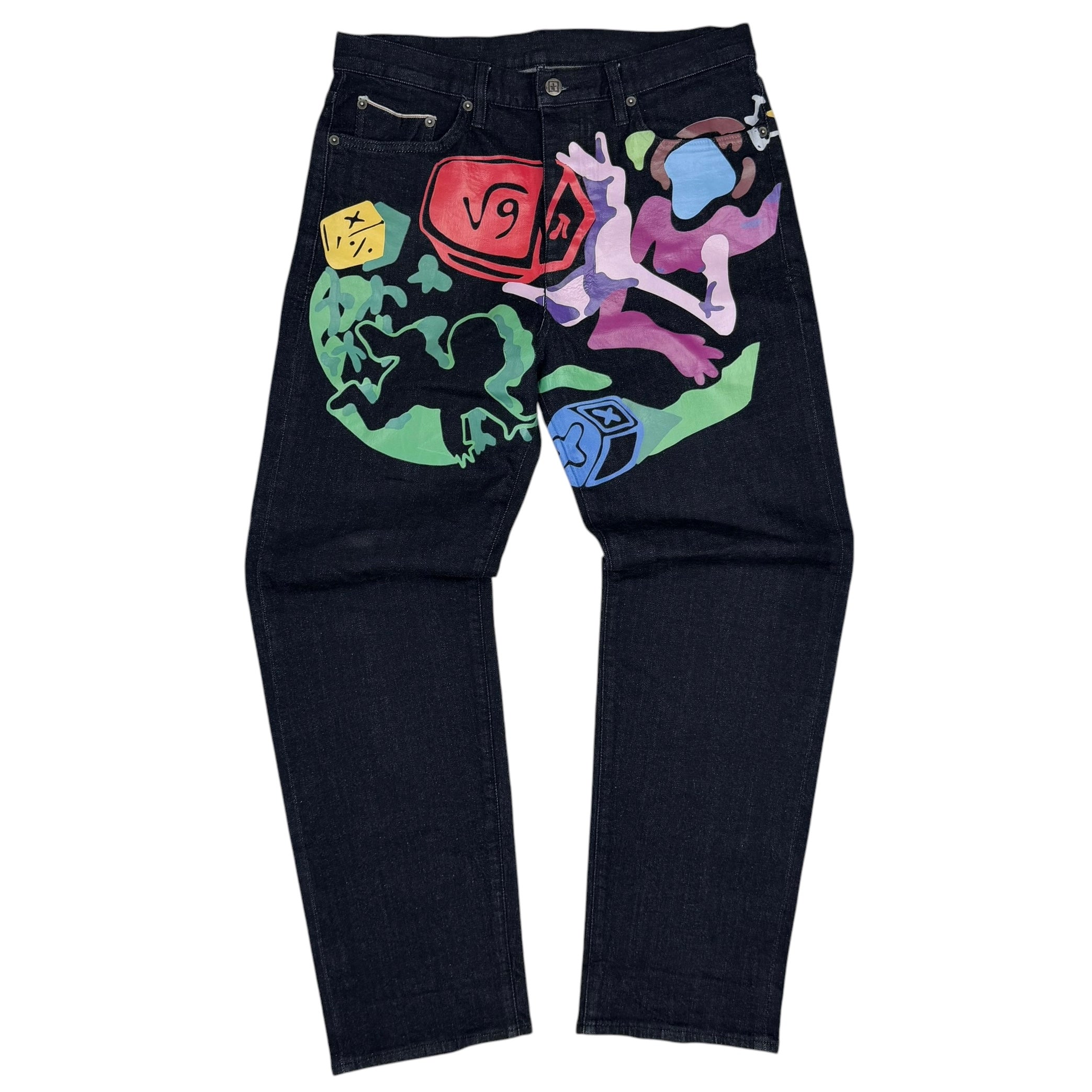 Ksubi X HidjiWorld Anti K Community Raw Denim Selvedge Jeans Black