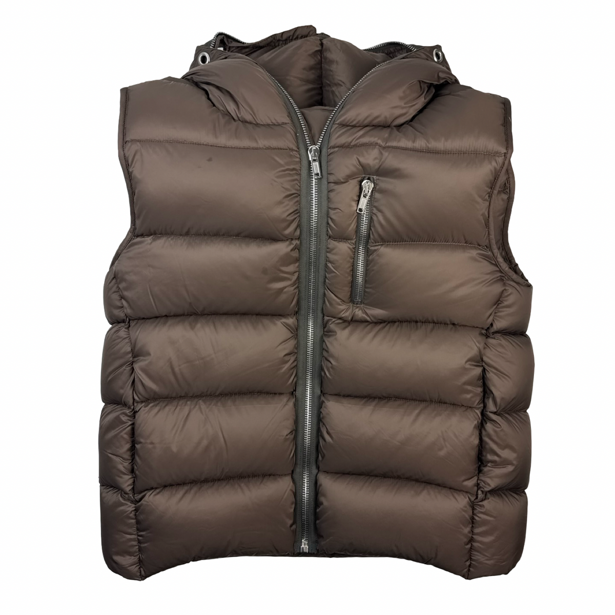 Rick Owens Strobe Gimp Down Puffer Vest Dust