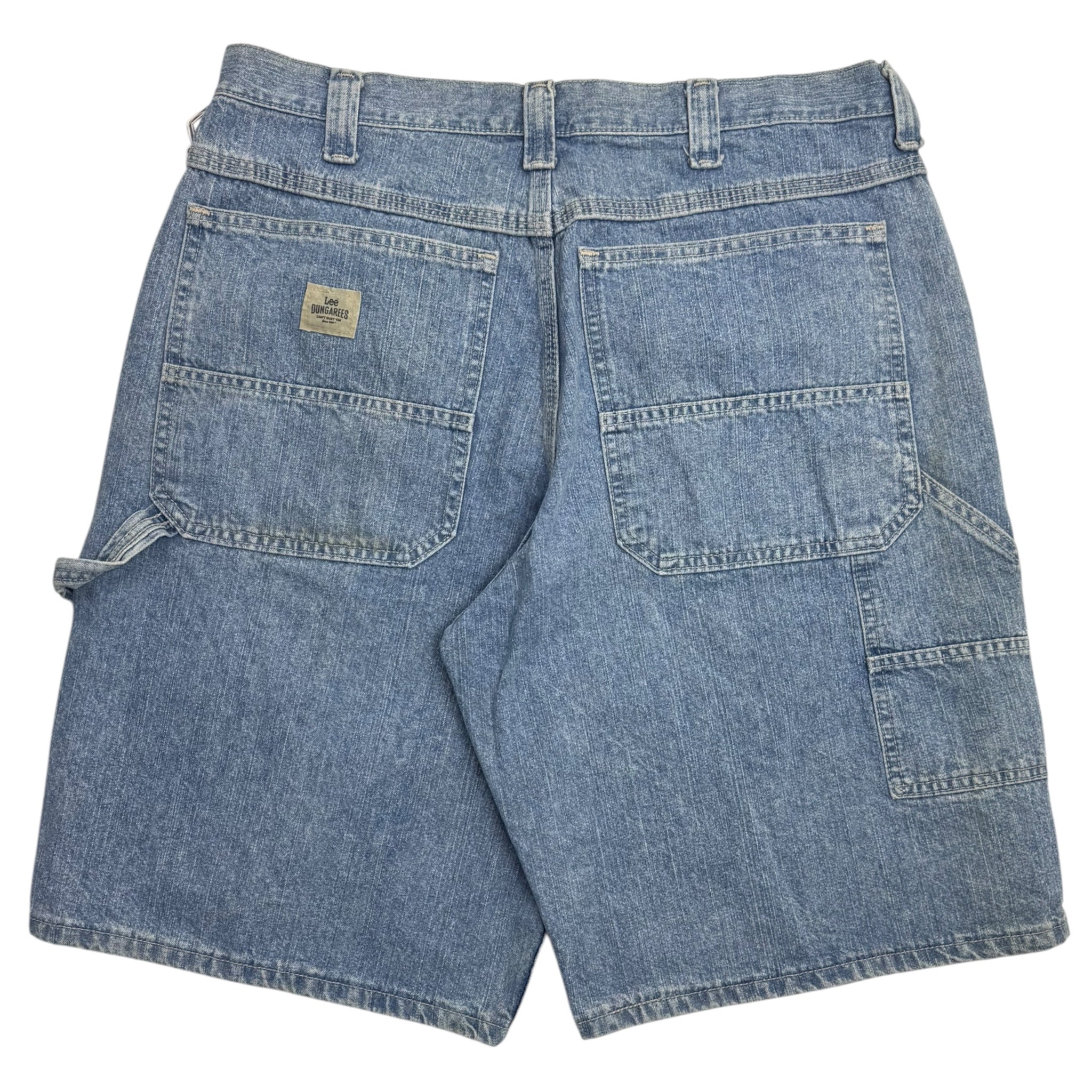 Lee Baggy Carpenter Jorts Mid Indigo