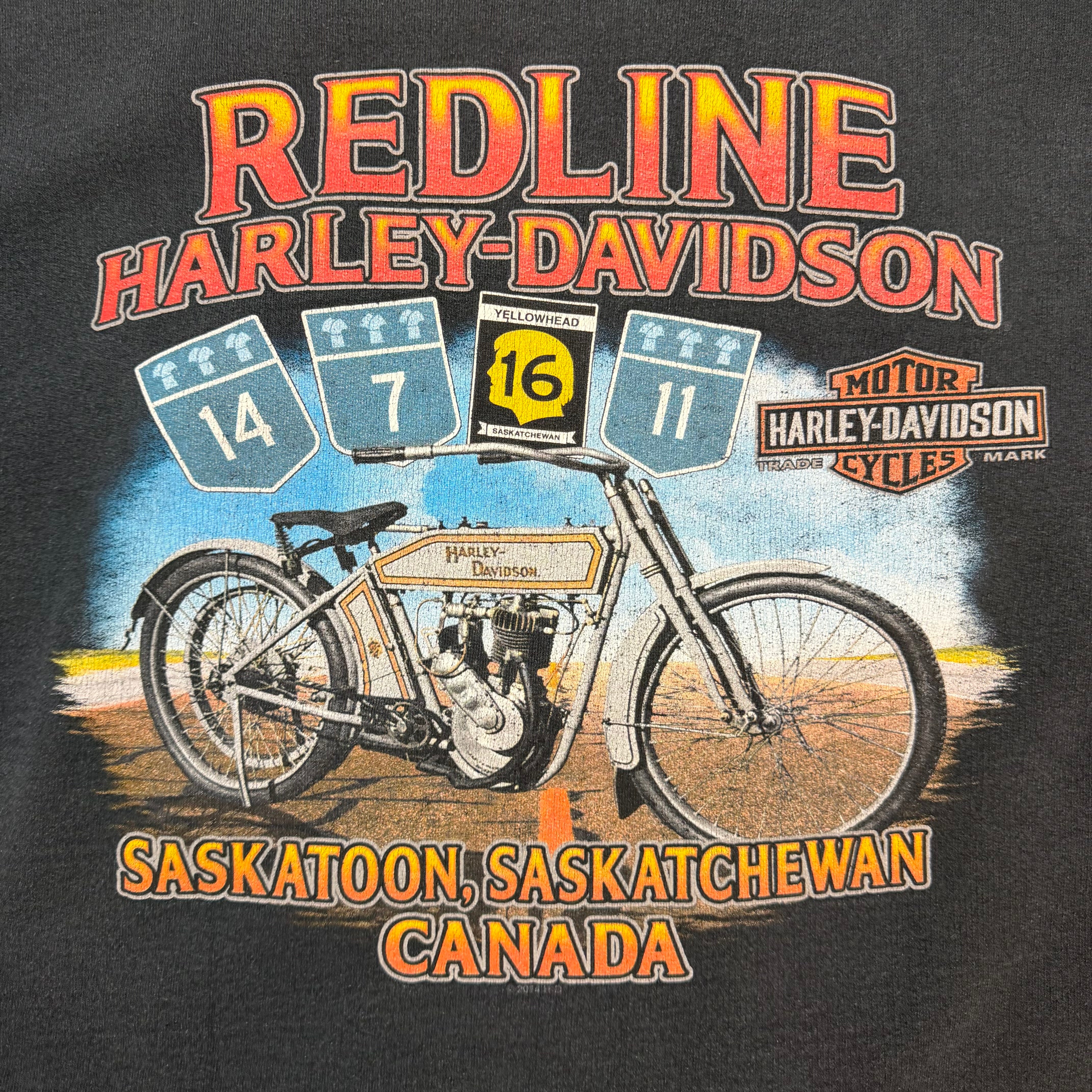 2009 Harley Davidson Redline Saskatoon Hoodie Black