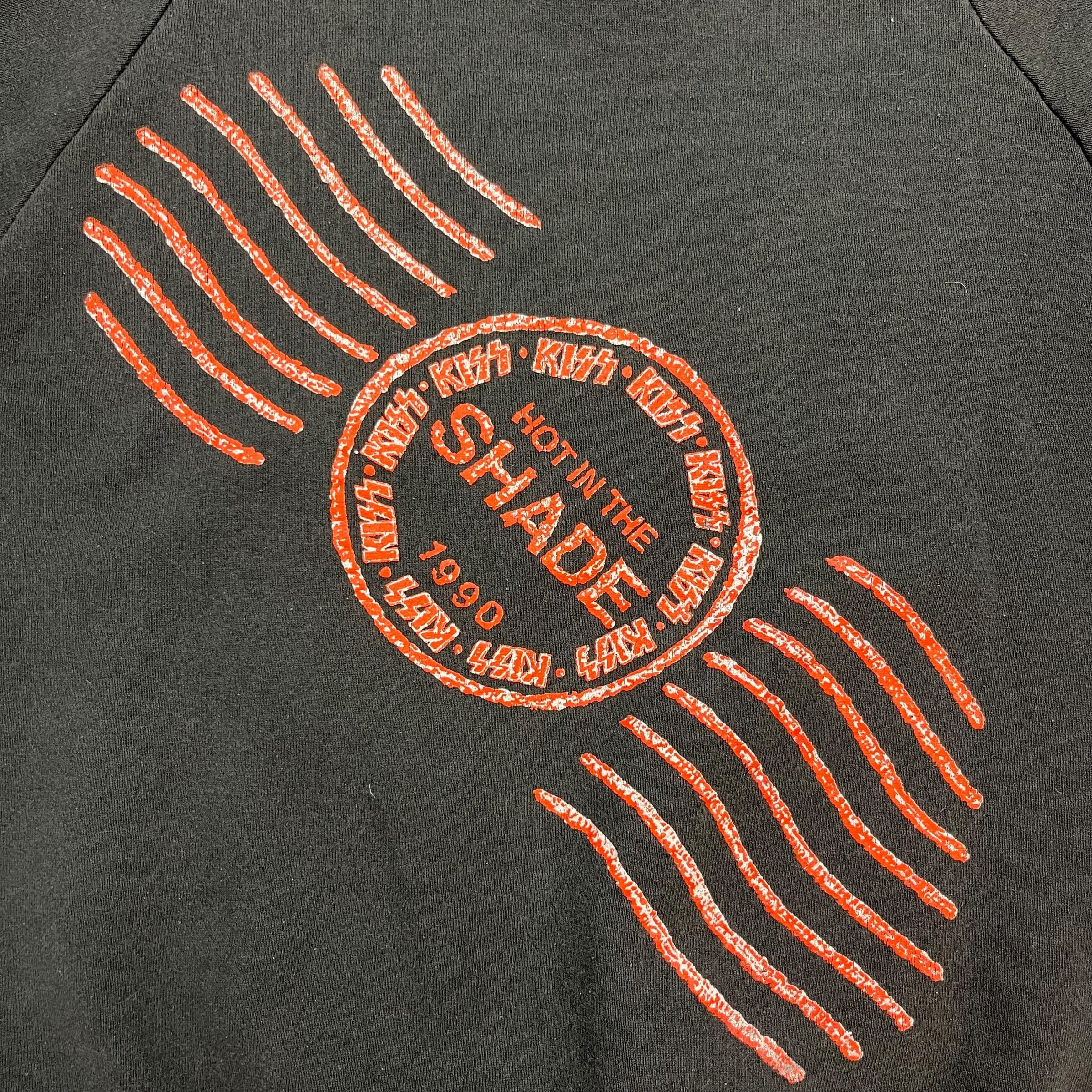 1990 KISS Hot In The Shade Crewneck Black