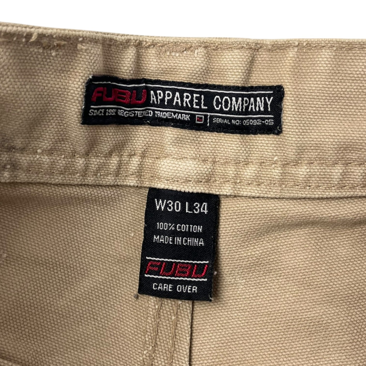 Vintage Y2K Fubu Canvas Bottoms