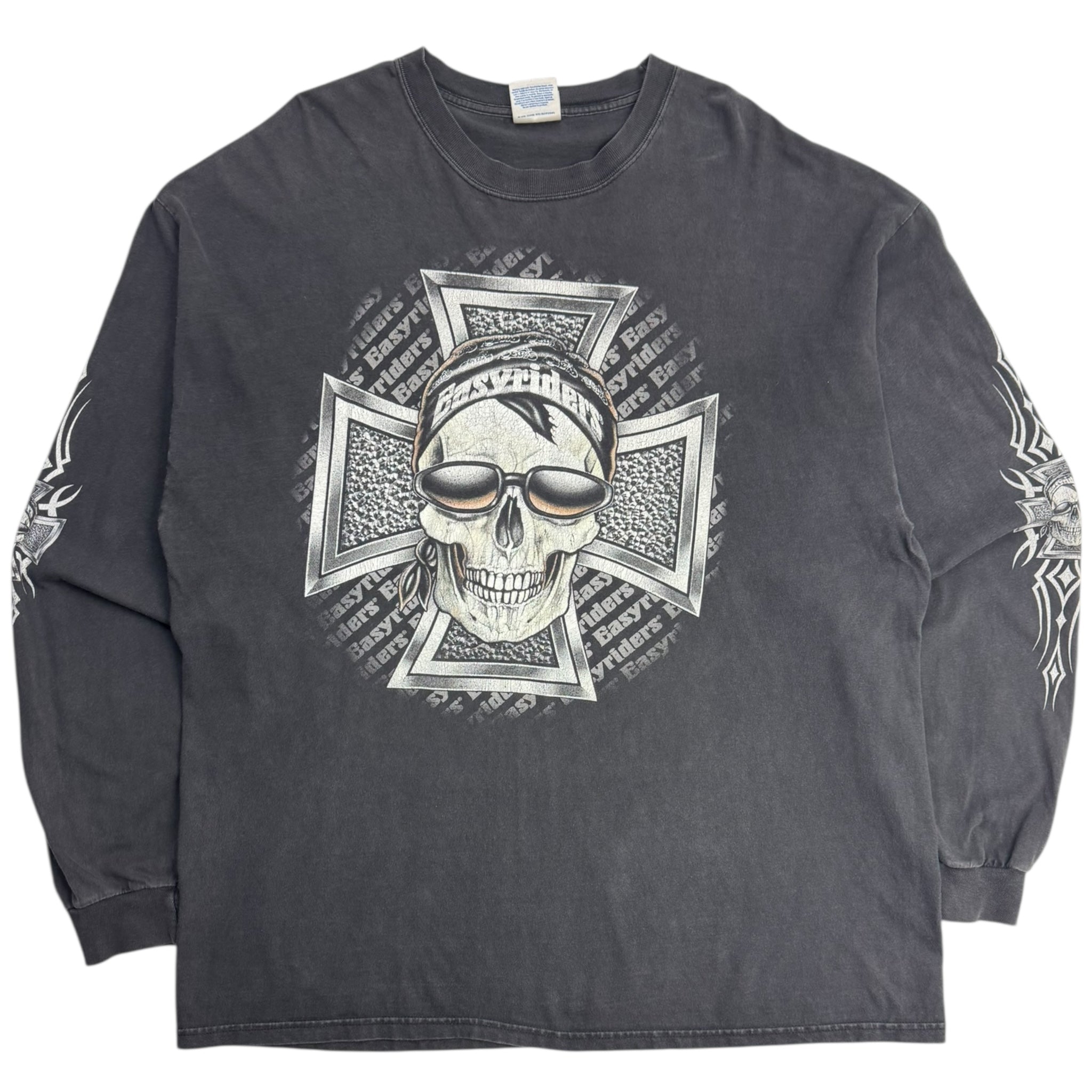 Vintage Iron Cross Easyriders Edmonton Longsleeve Shirt