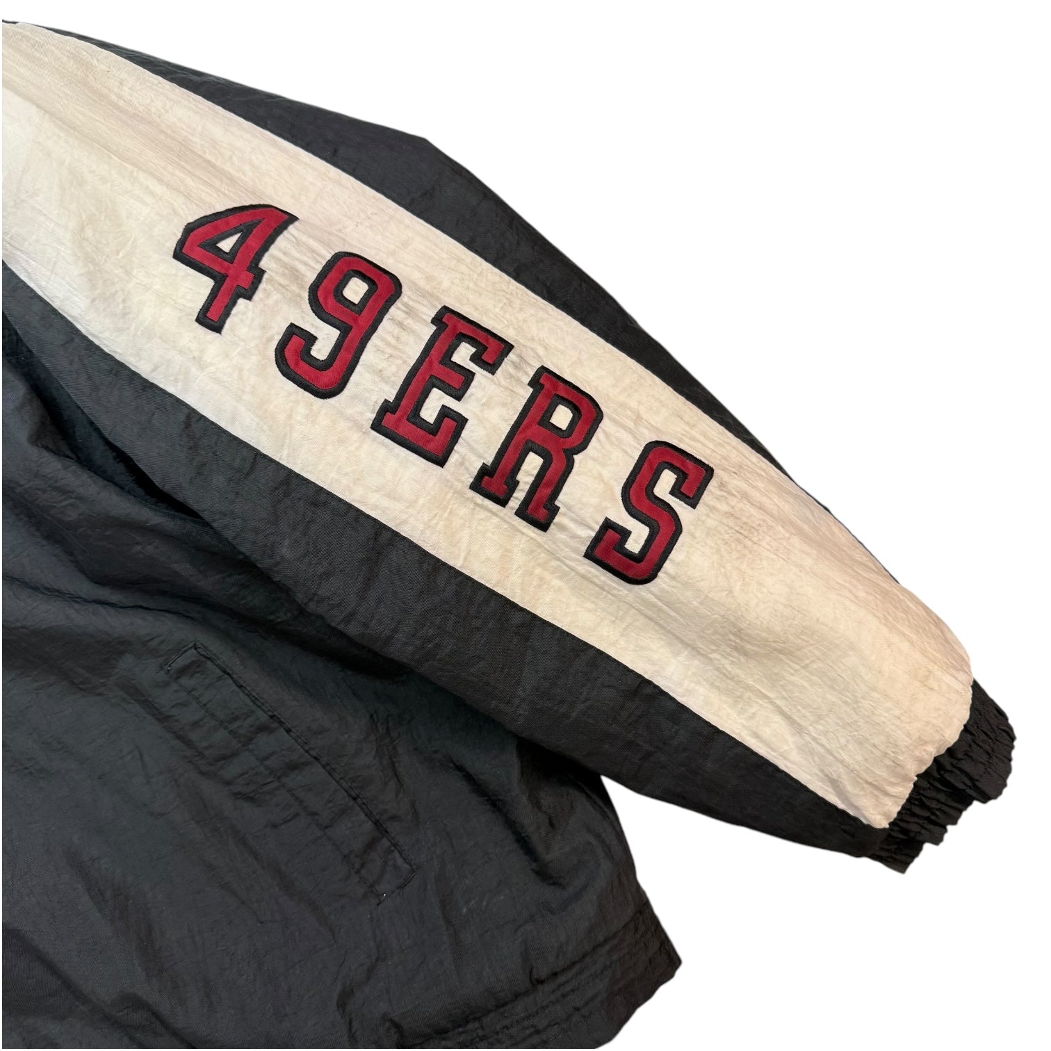 Vintage Reebok San Francisco 49ers Sideline Jacket Black