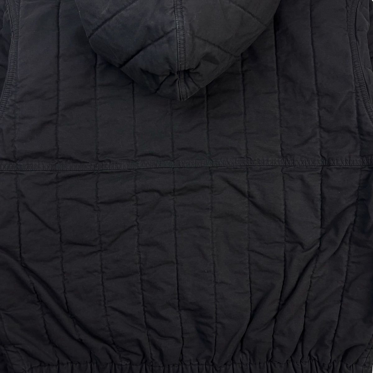 Stussy Workwear Quilted Canvas Jacket Black