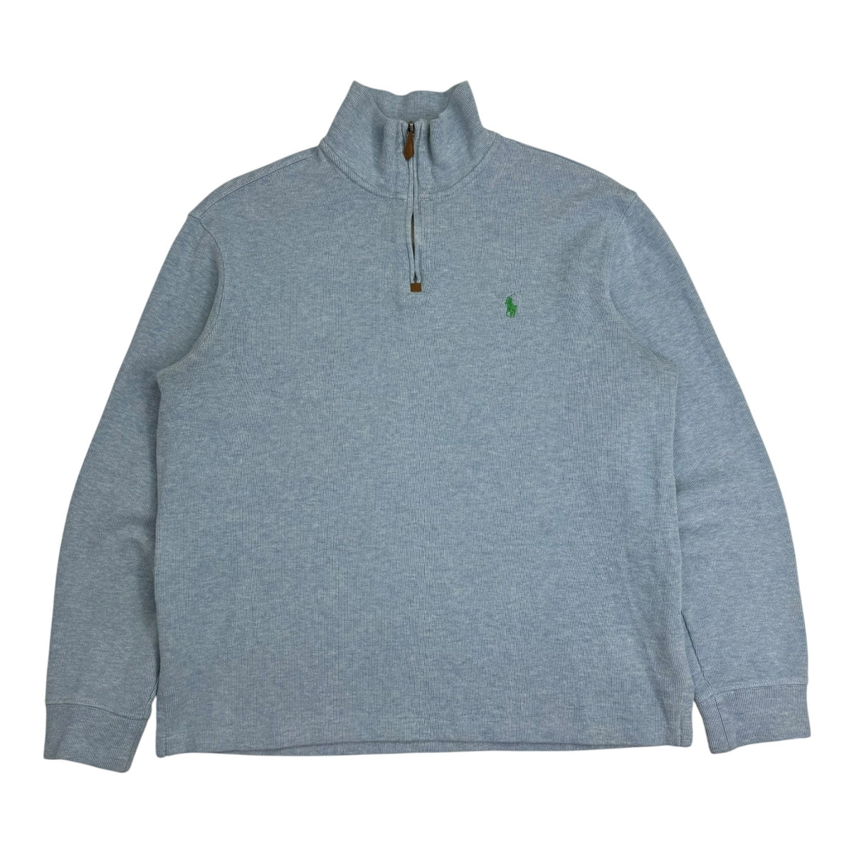 Vintage Polo Ralph Lauren Quarter Zip Sweater Baby Blue