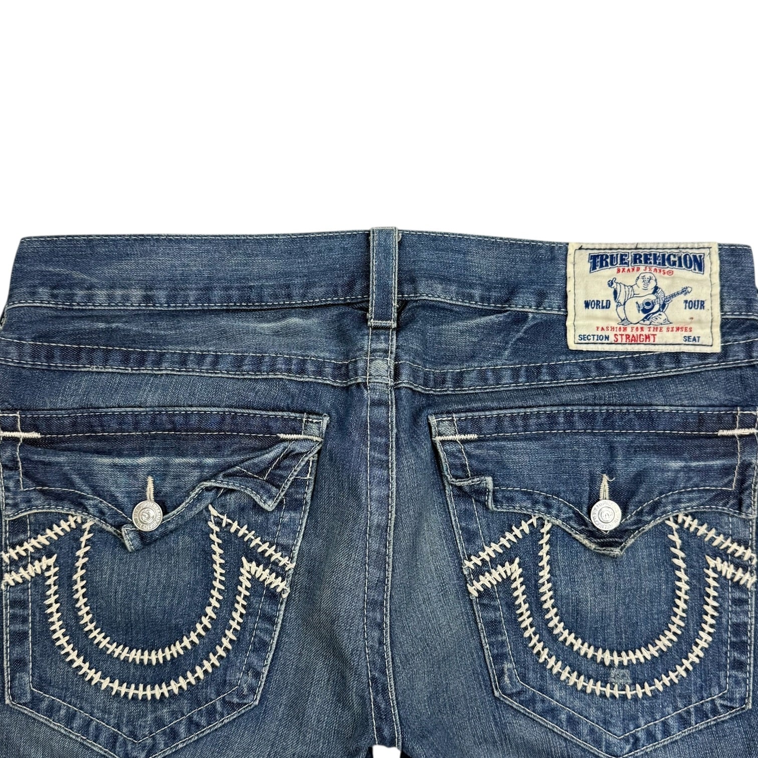 Vintage True Religion Straight Cut Denim Pants Medium Wash