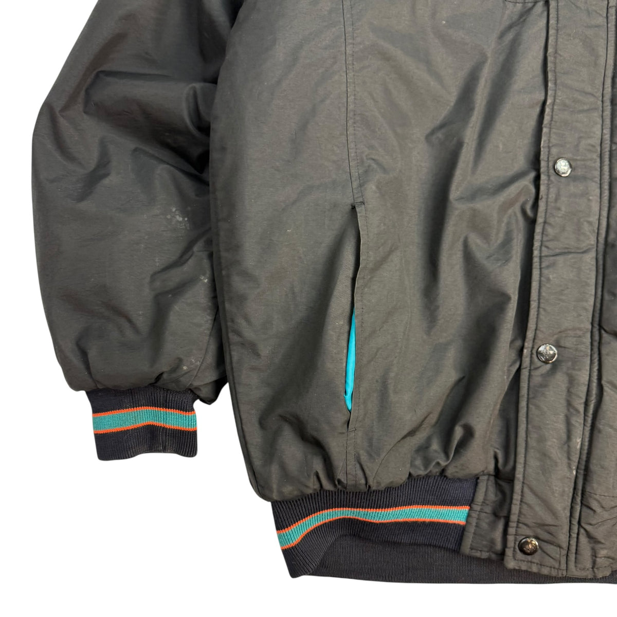 Vintage Starter Miami Dolphins Jacket Black