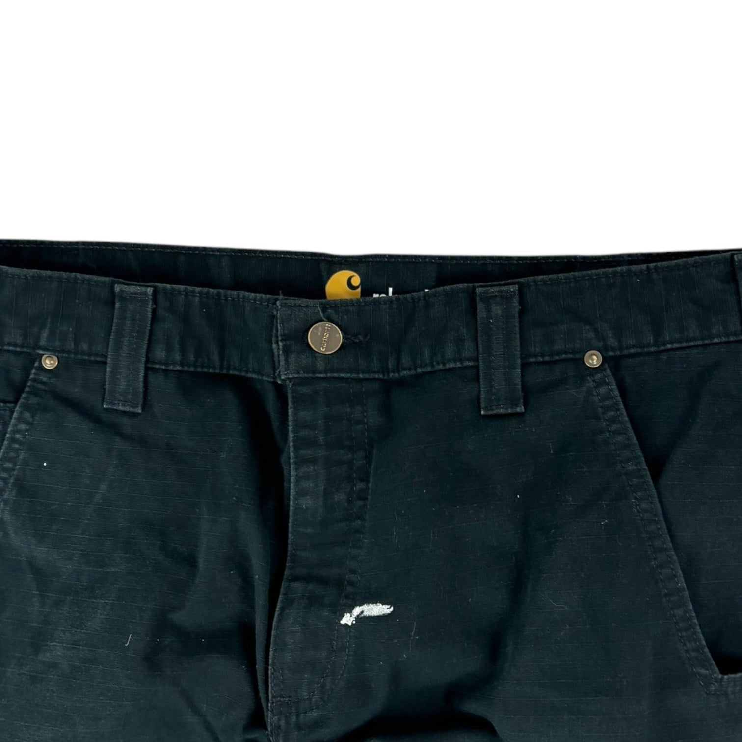 Vintage Carhartt Ripstop Carpenter Pant Black