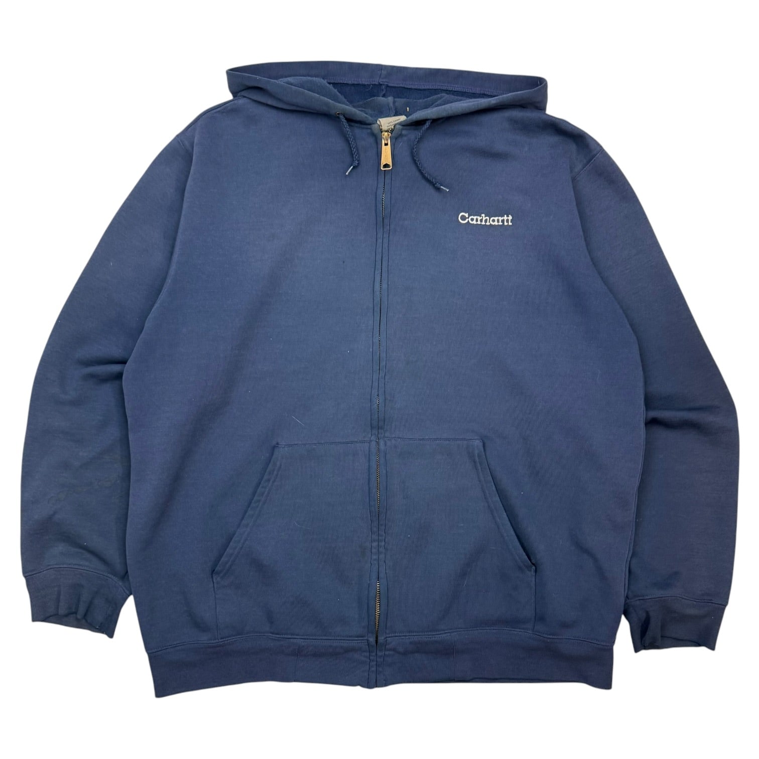 Vintage Carhartt Zip Up Sweater Blue
