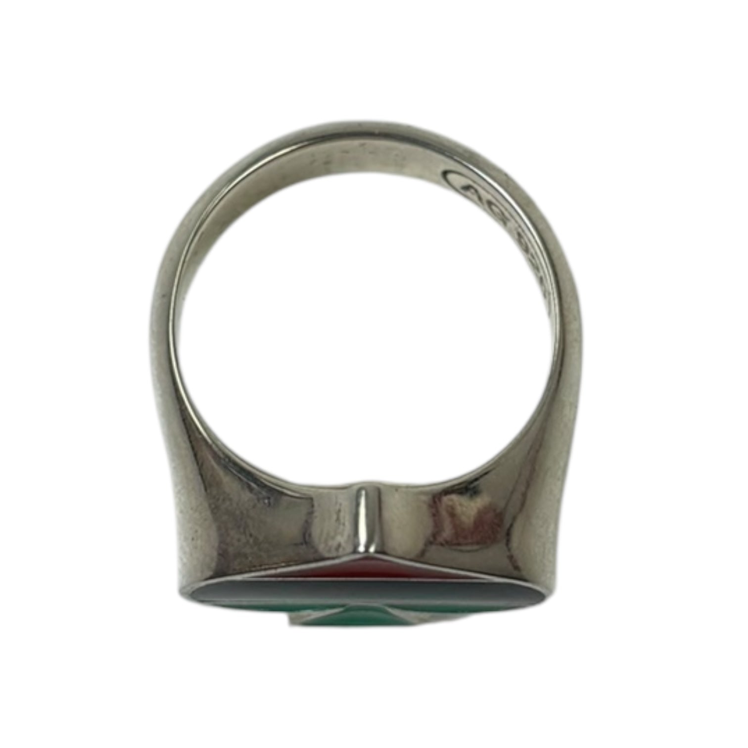 Stussy x Denim Tears RBG Spade Ring Silver