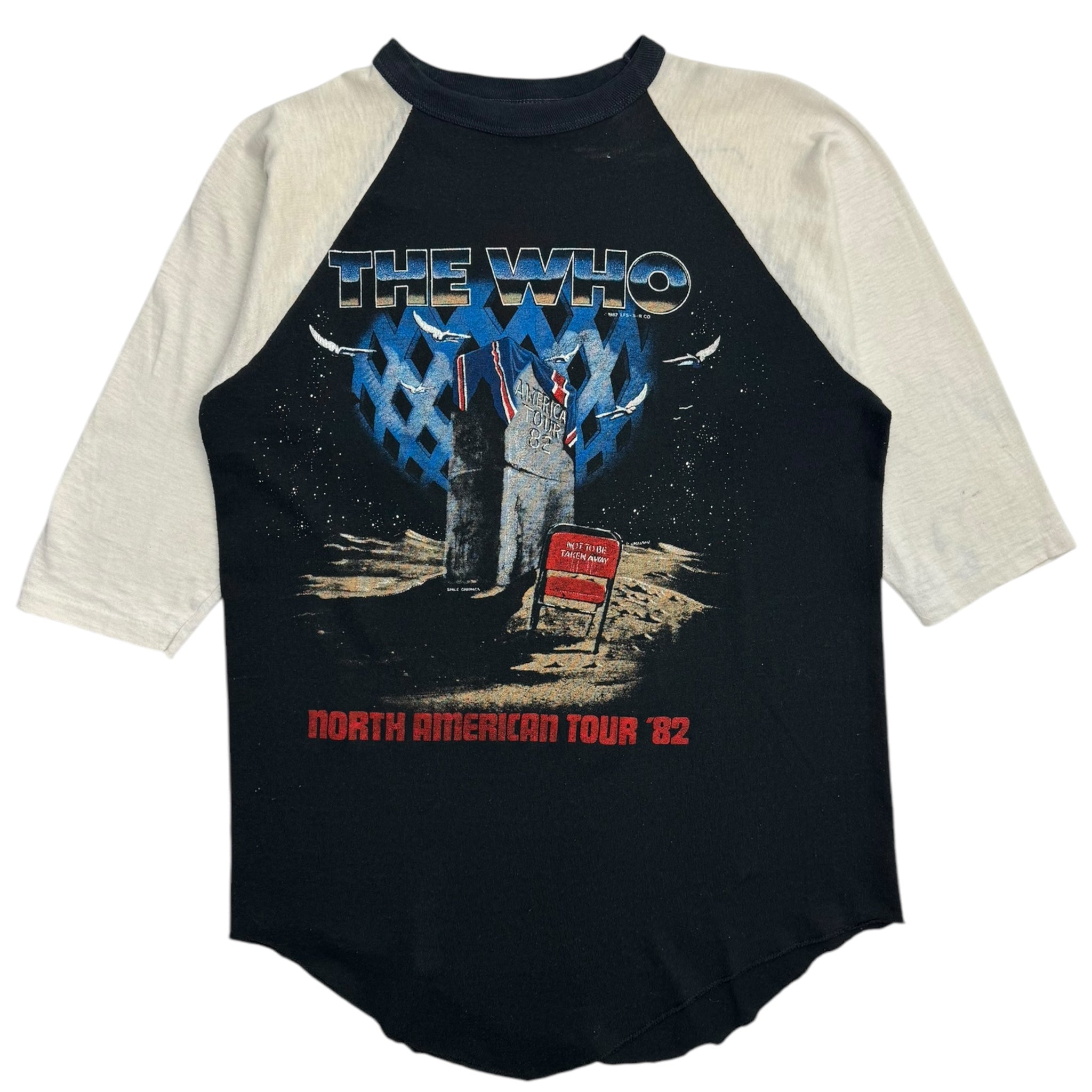 1982 The Who North American Tour Raglan T-Shirt