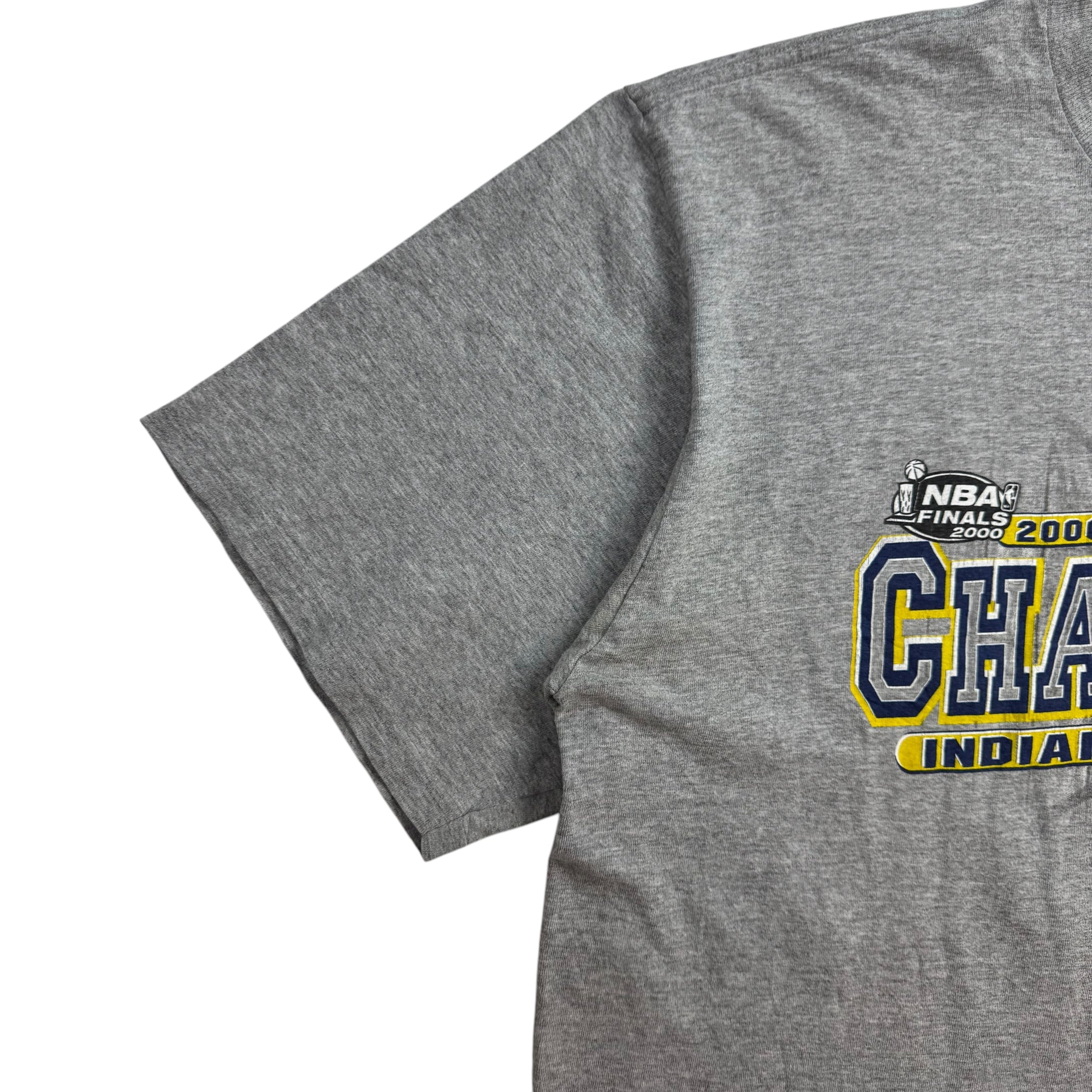 2000 NBA Eastern Conference Finals Indiana Pacers Champions Tee Grey