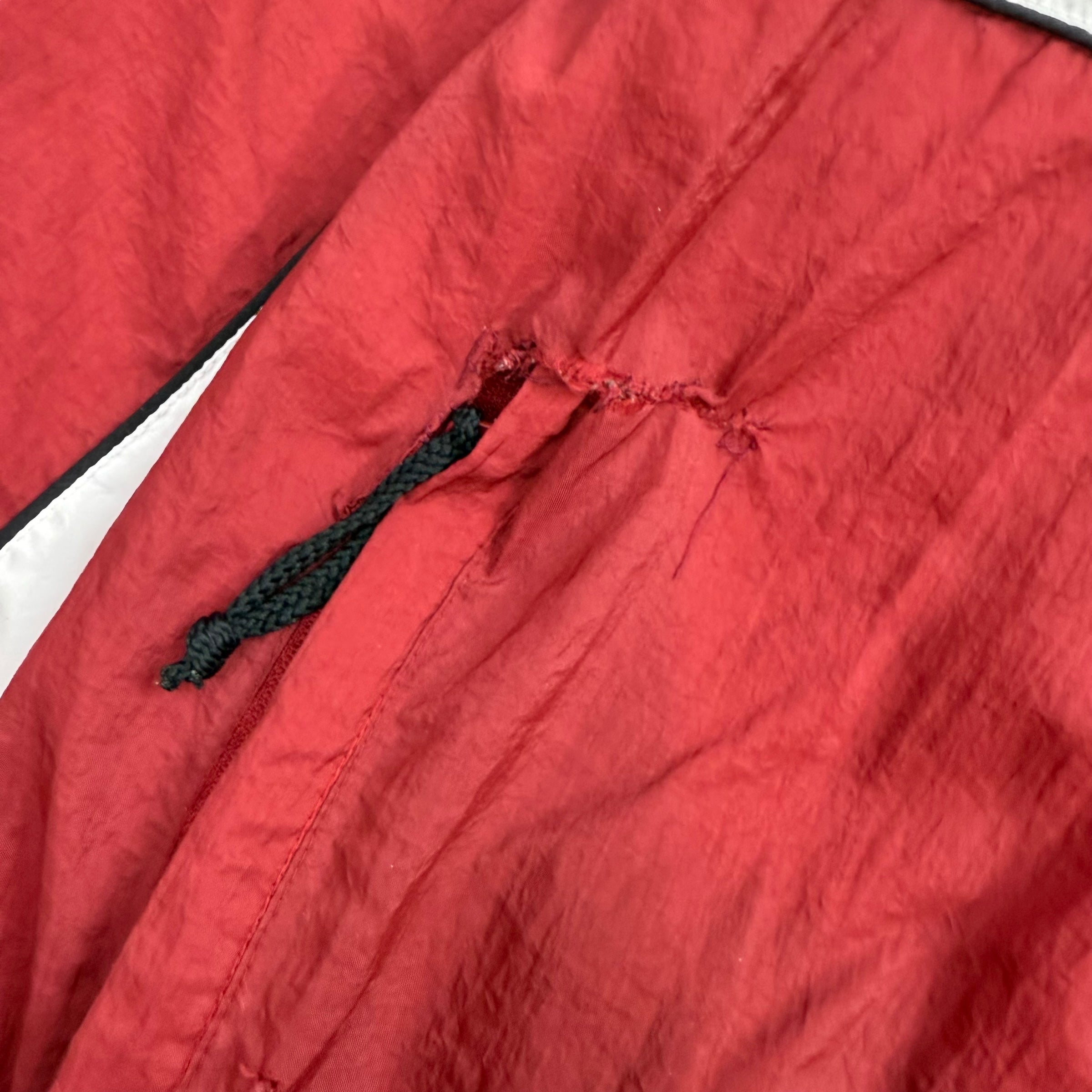 Vintage Nike Removable Sleeve Windbreaker Red/White