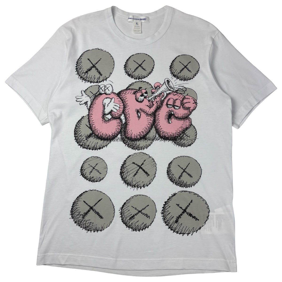 Comme des Garcons x Kaws T-Shirt White