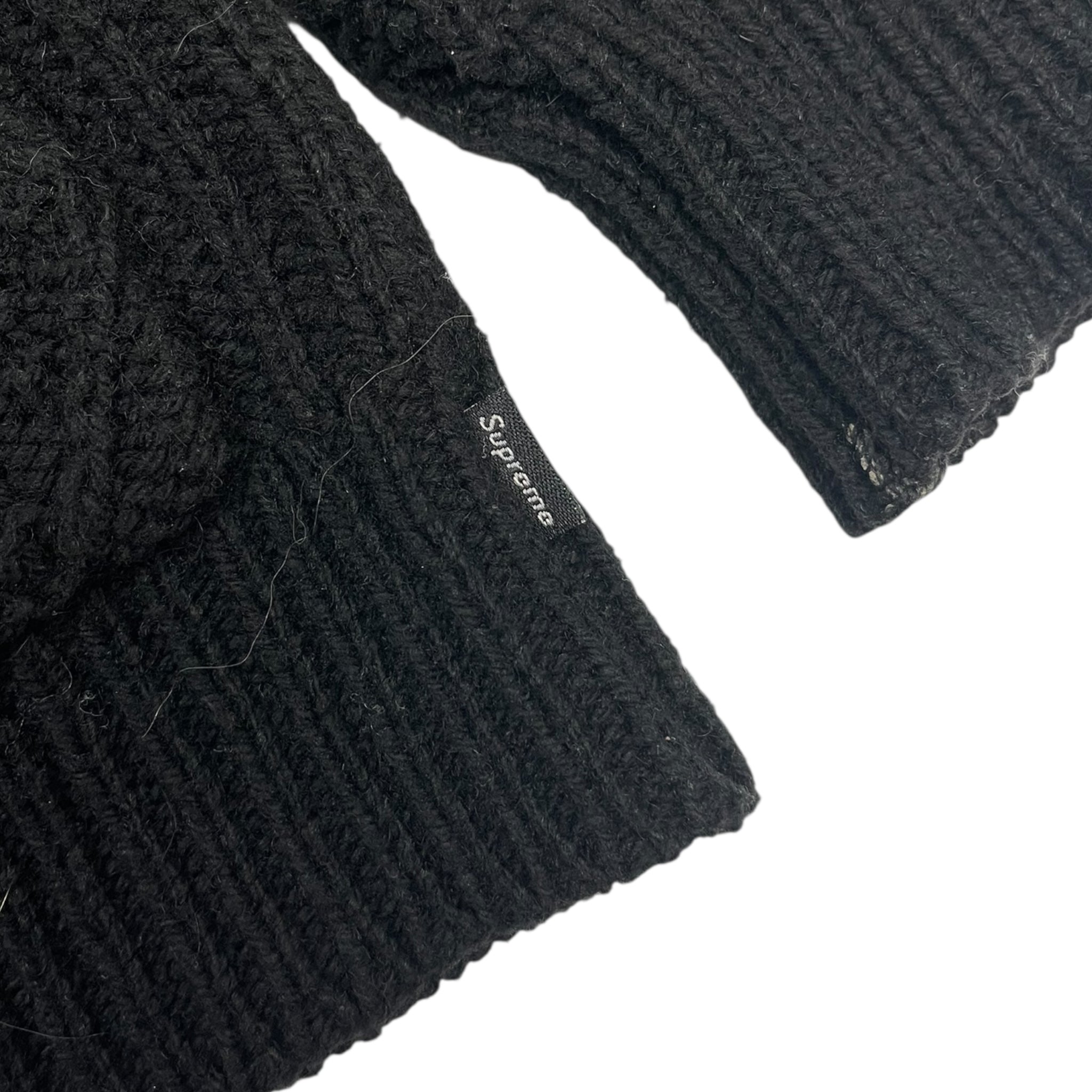 Supreme Cable Knit Cardigan (16AW) Black