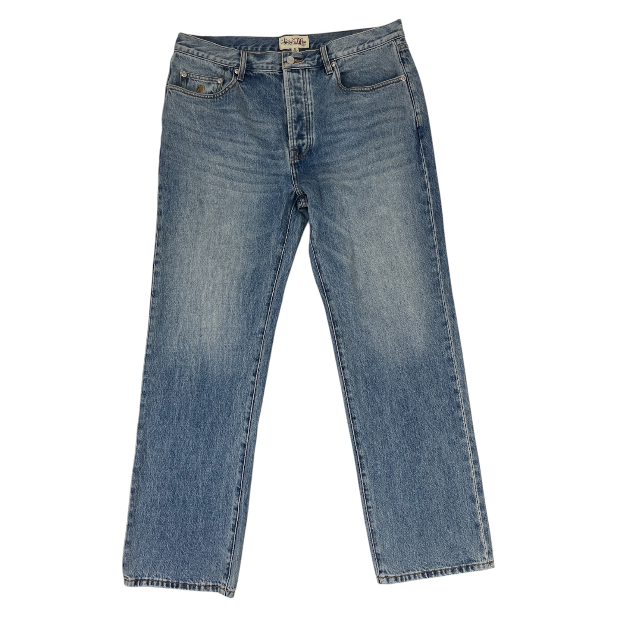 Stussy Slim Jean Denim Indigo Stone Wash