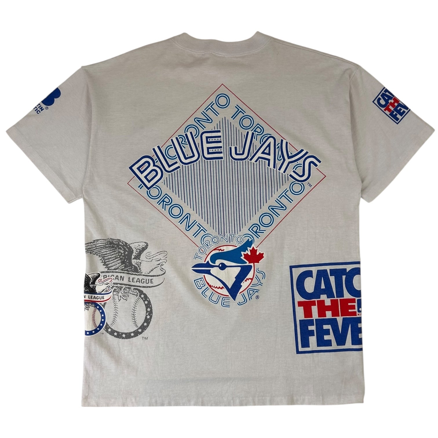 Vintage Toronto Blue Jays AOP T-Shirt White
