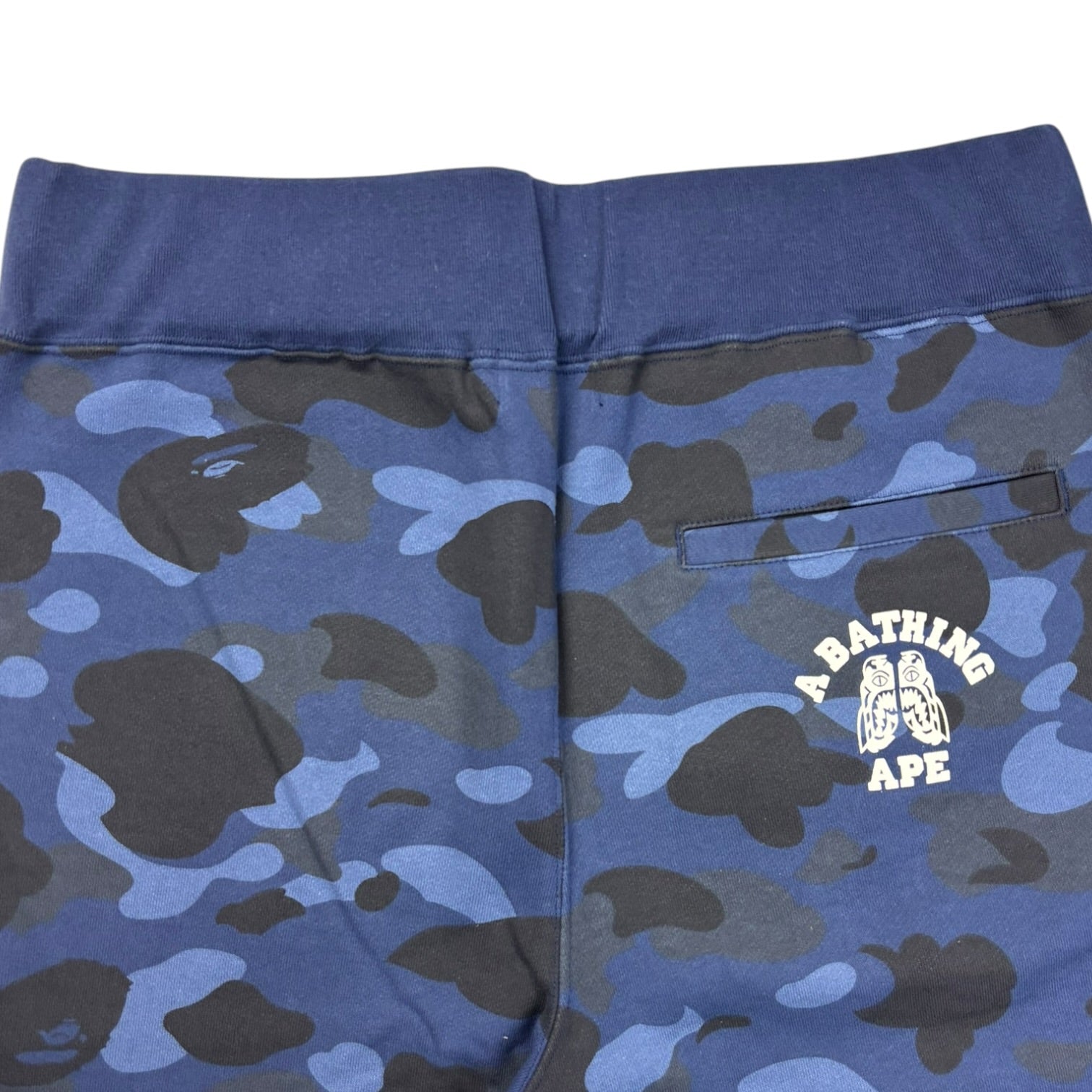 BAPE Tiger Shark Sweat Shorts Navy